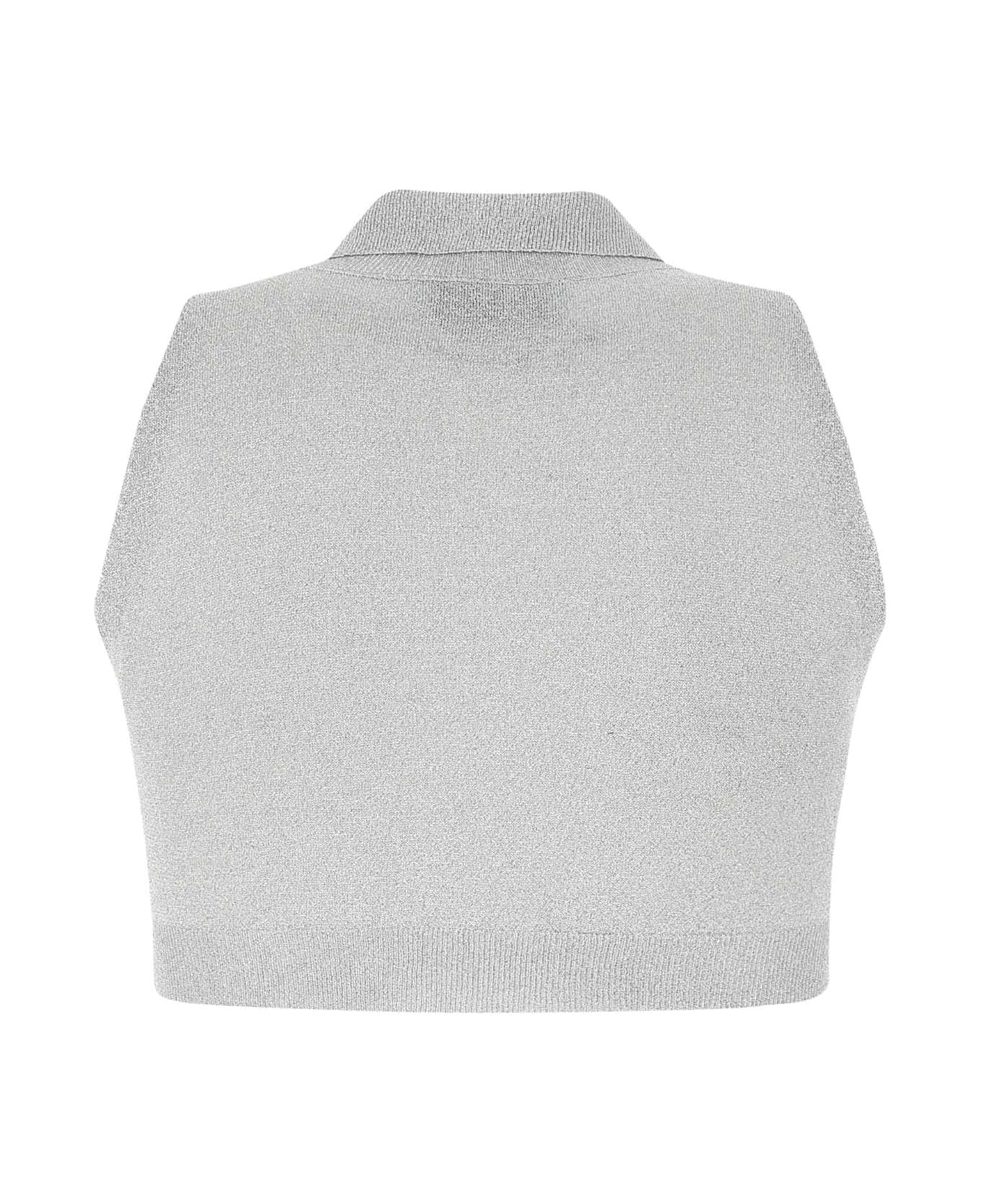 Prada Grey Viscose Blend Top - F0118 ポロシャツ
