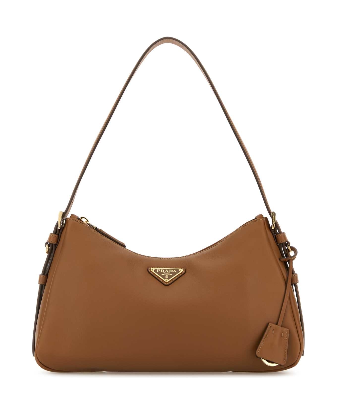 Prada Camel Leather Medium Aimã©e Shoulder Bag - CARAMEL 0