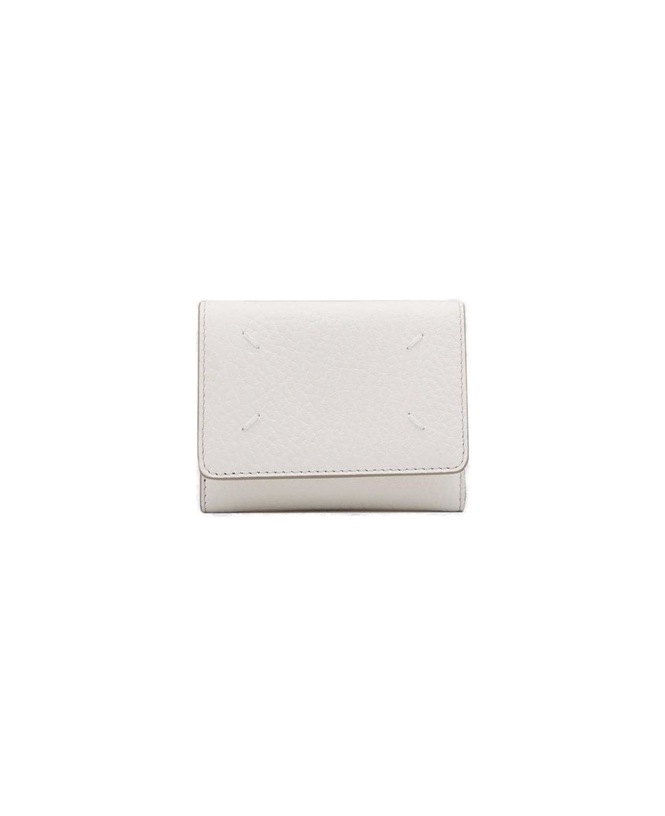 Maison Margiela Four-stitch Tri-fold Wallet - White