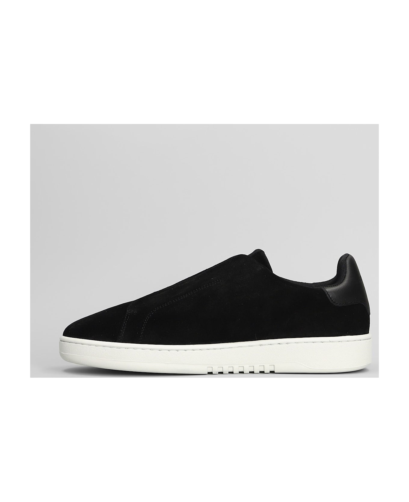 Axel Arigato Dice Laceless Sneakers In Black Suede - black