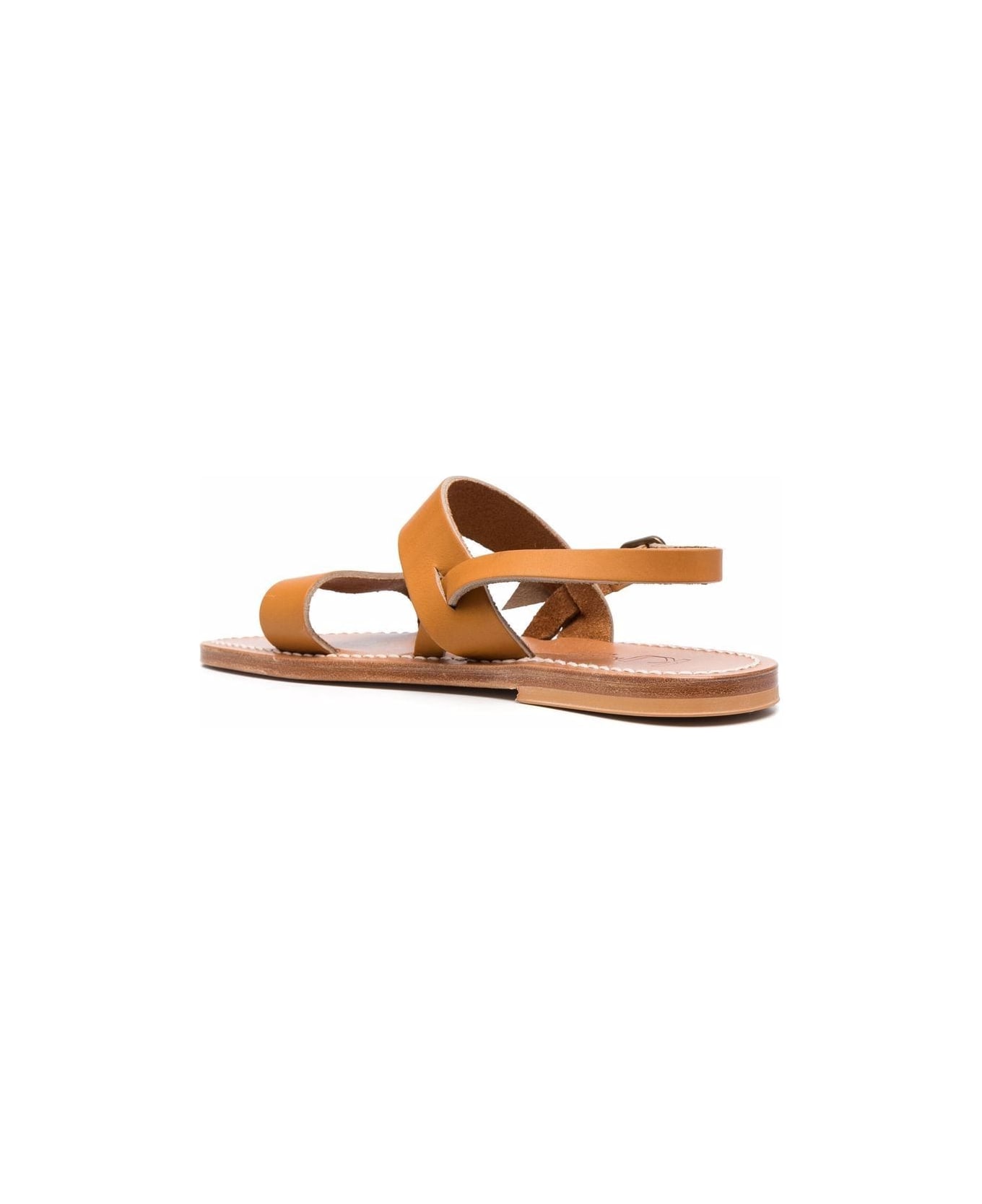 K.Jacques Barigoule Leather Sandals - Leather Brown