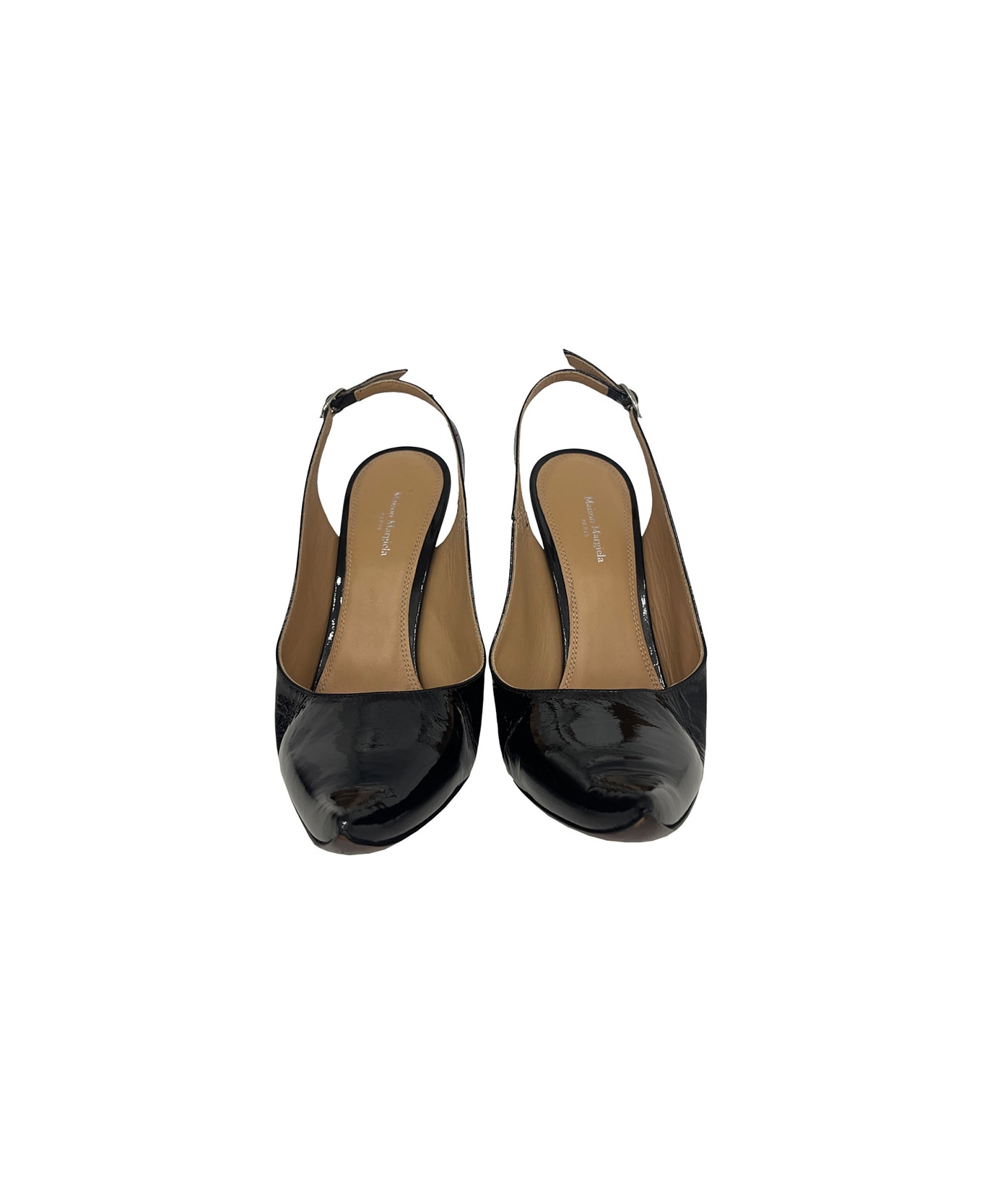 Maison Margiela Loved To Death Slingback Sandals - Black