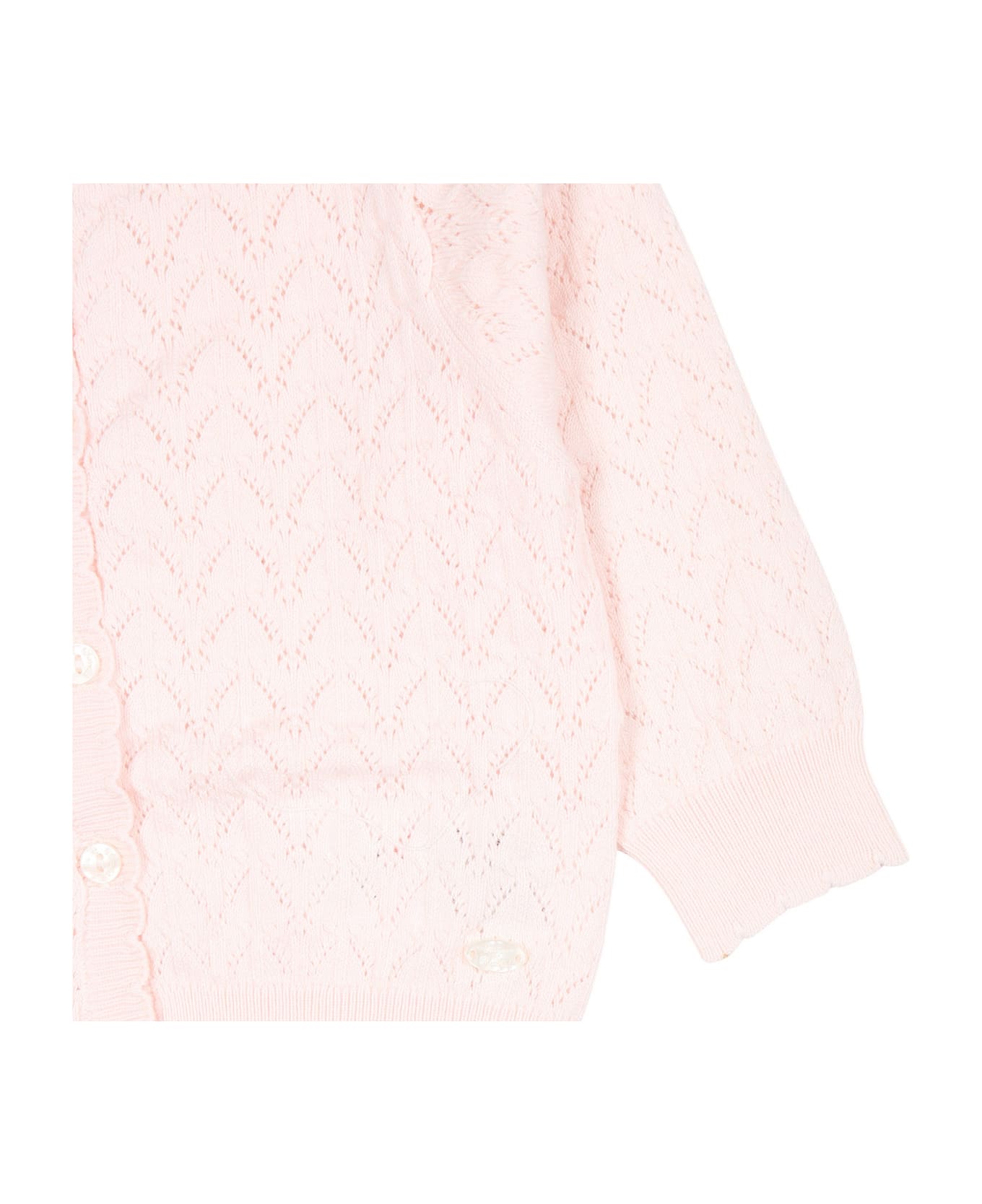 Tartine et Chocolat Pink Cardigan For Baby Girl - Pink ニットウェア＆スウェットシャツ