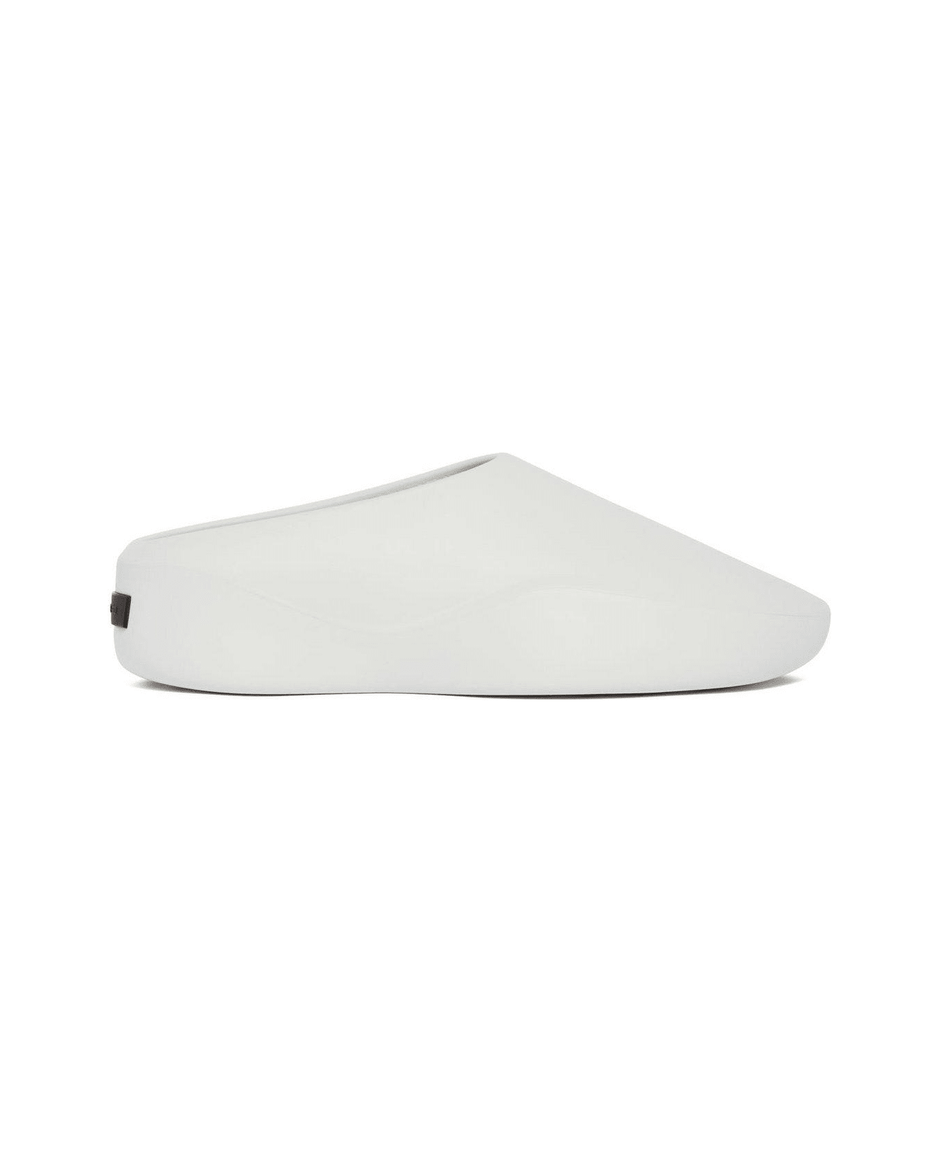 Fear of God Logo Patch Round-toe Slippers - Glacier