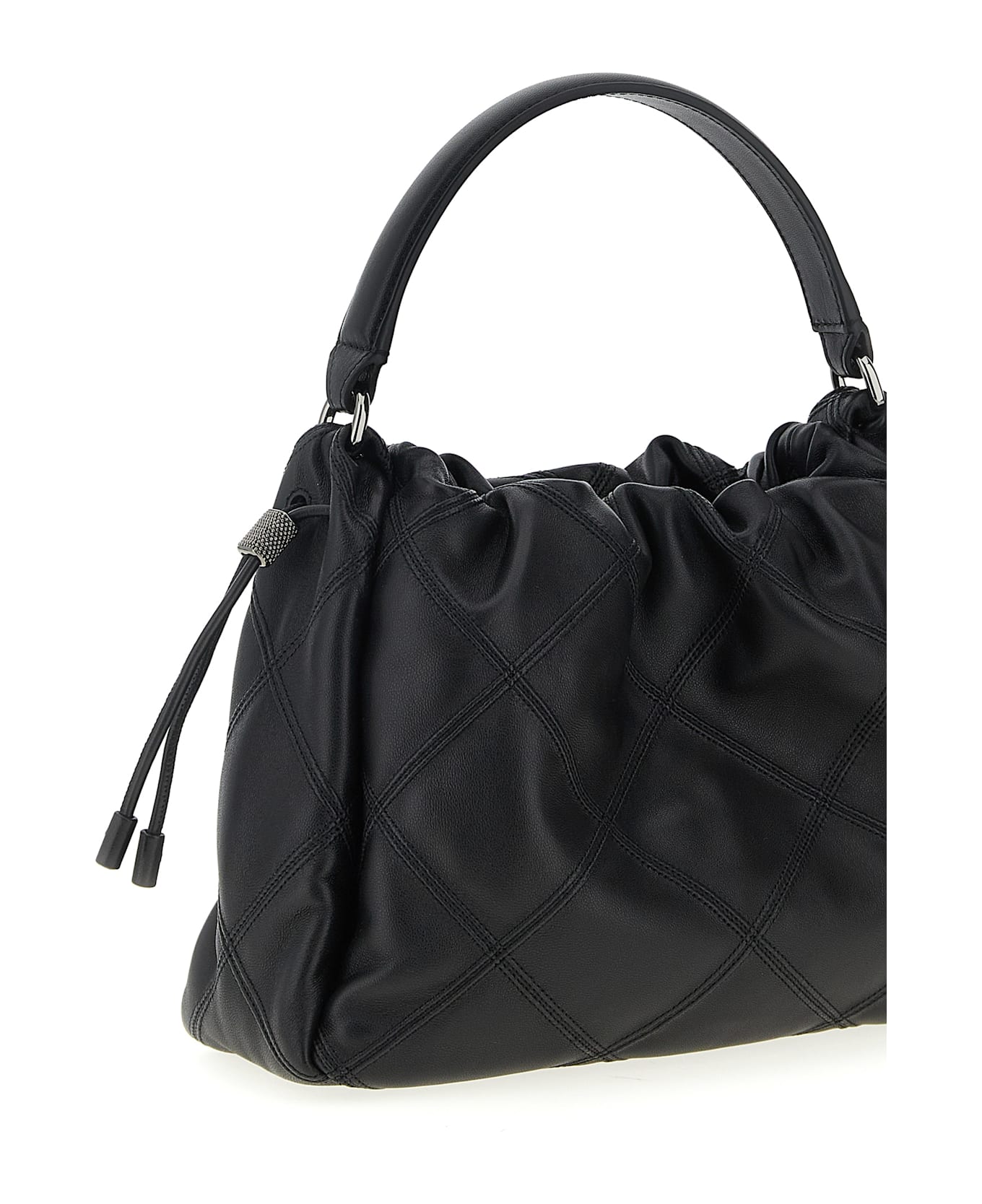 Brunello Cucinelli 
bucket Mellow
 Small Handbag - Black  