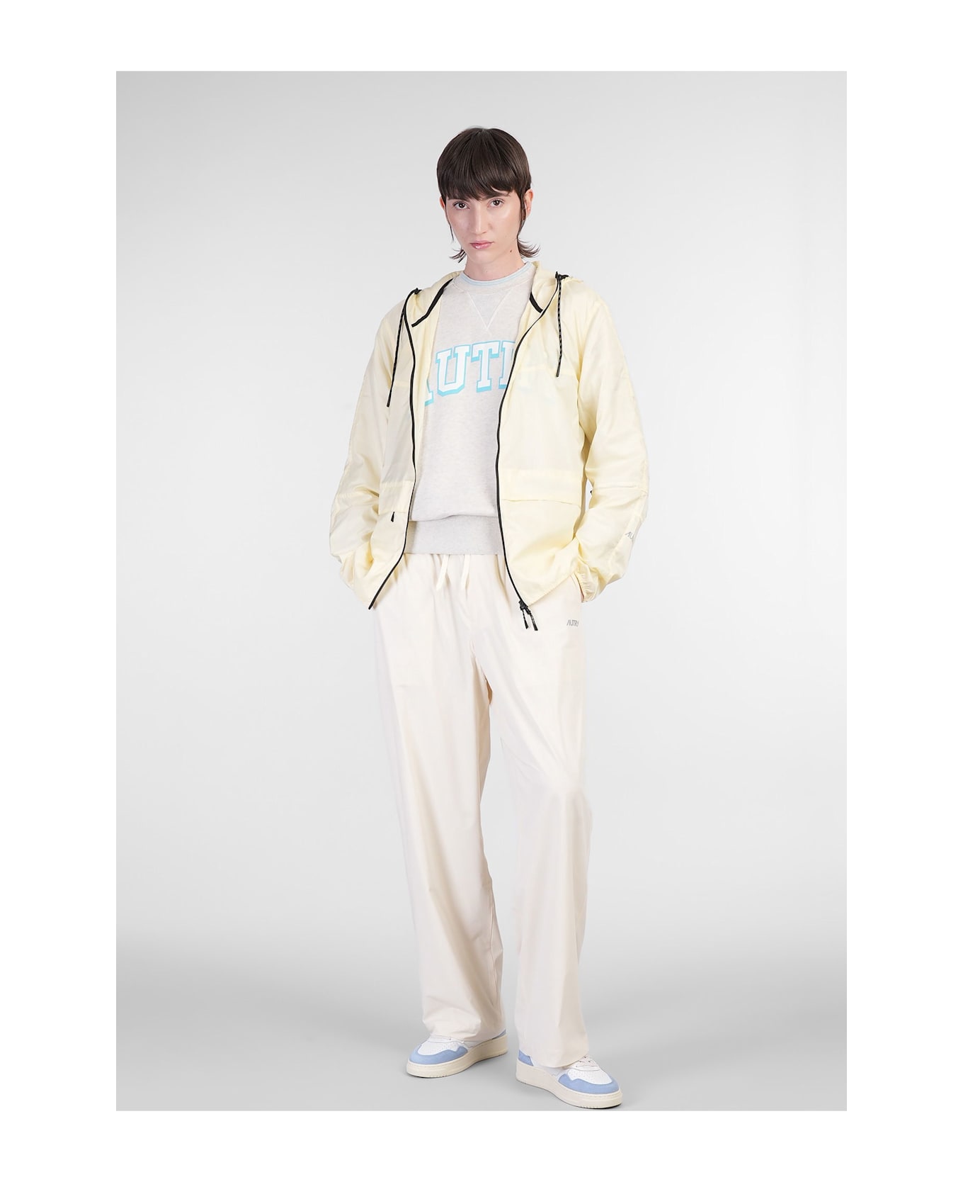 Autry Casual Jacket In Yellow Nylon - yellow