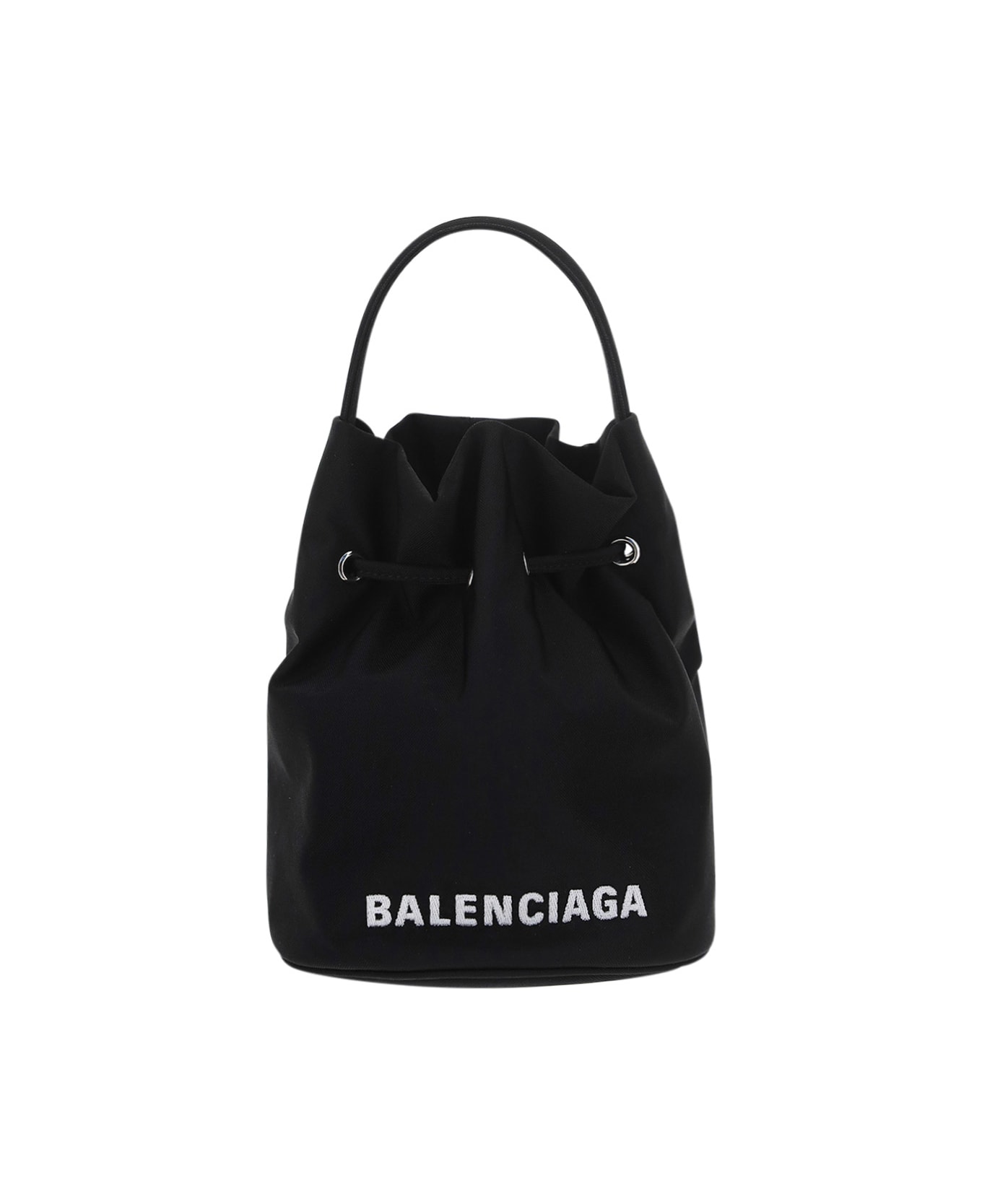 Balenciaga Bucket Bag - Black/l White