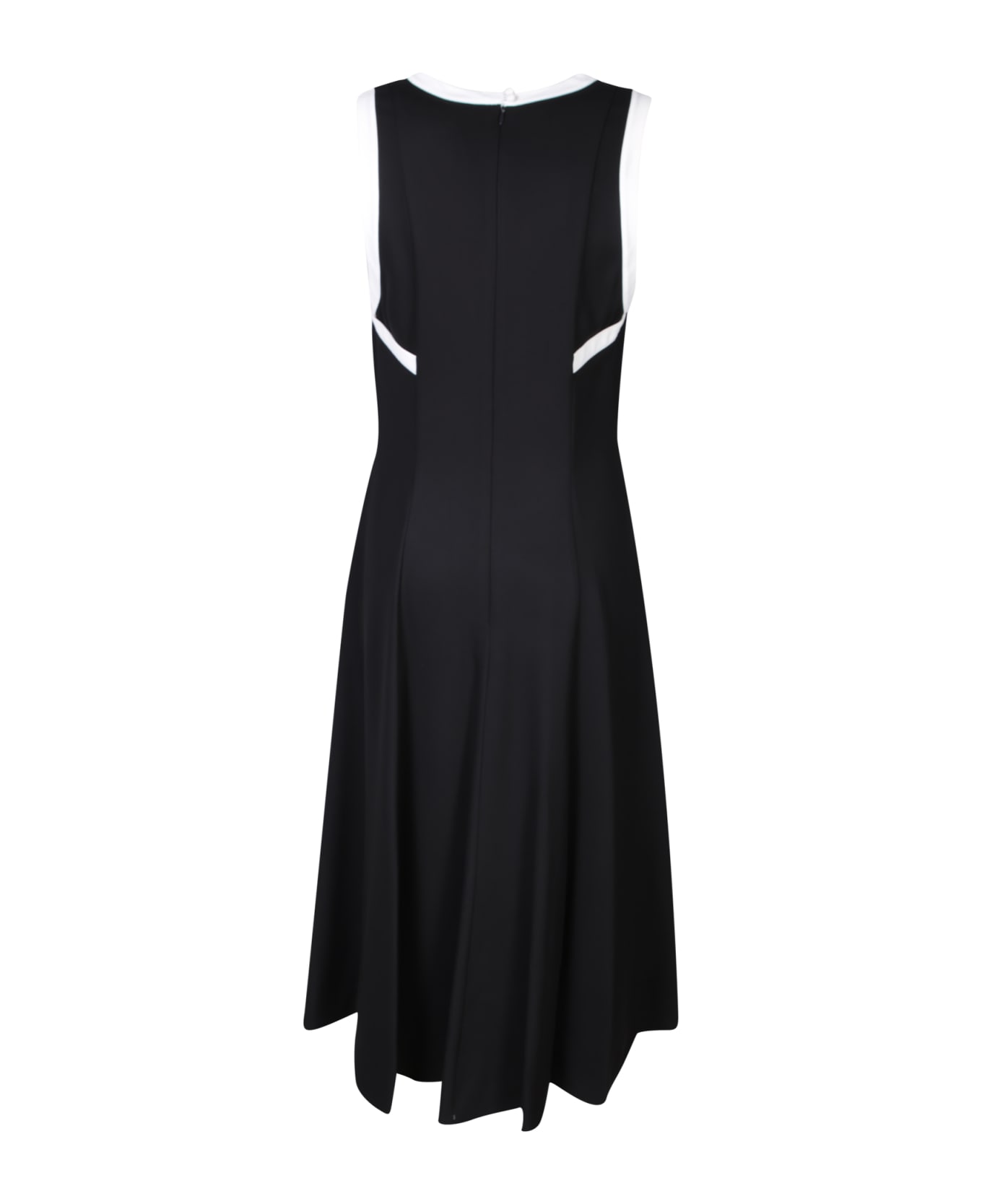Paul Smith Midi Black/white Dress - Black ワンピース＆ドレス