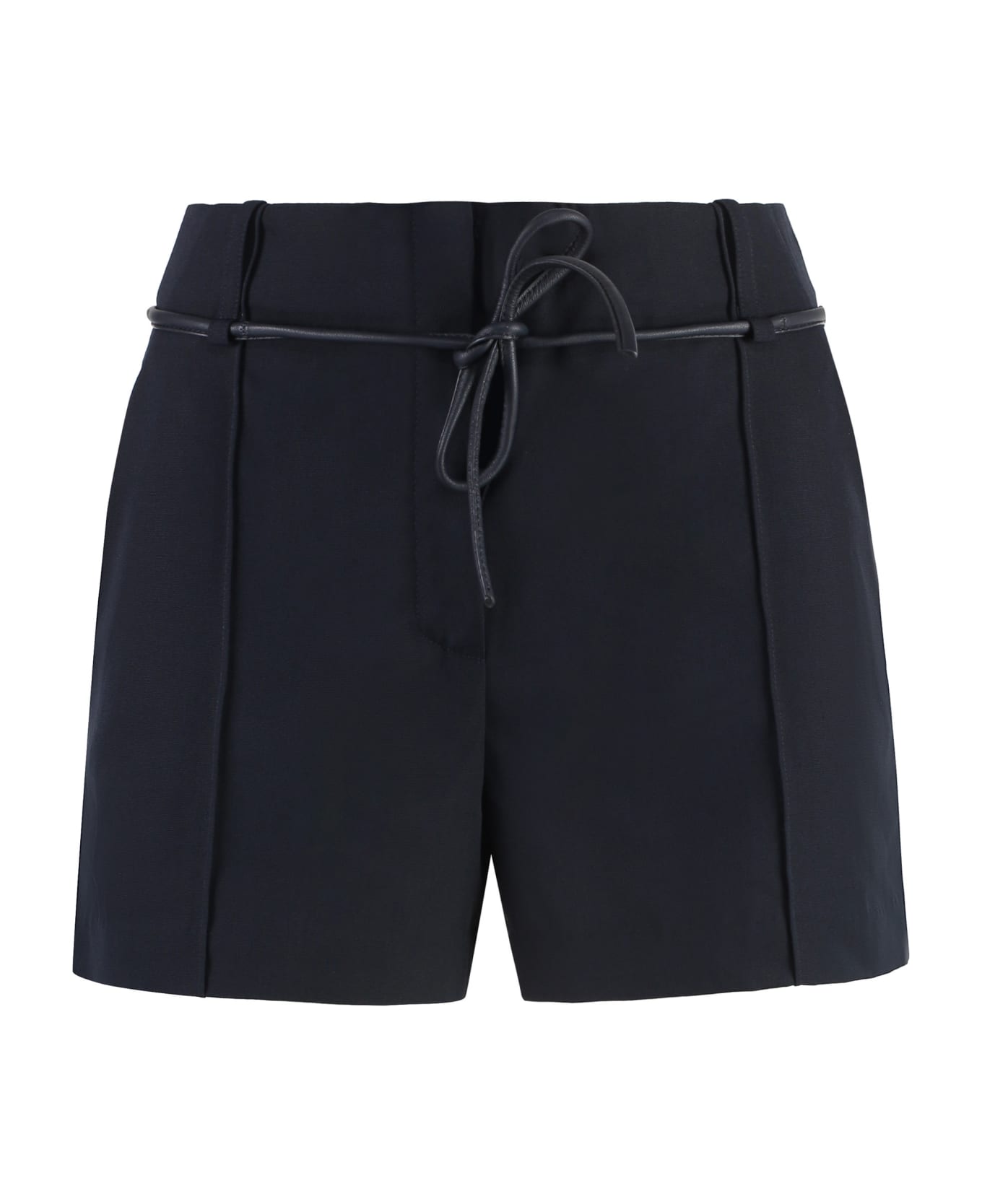 Yves Salomon High-rise Shorts - blue