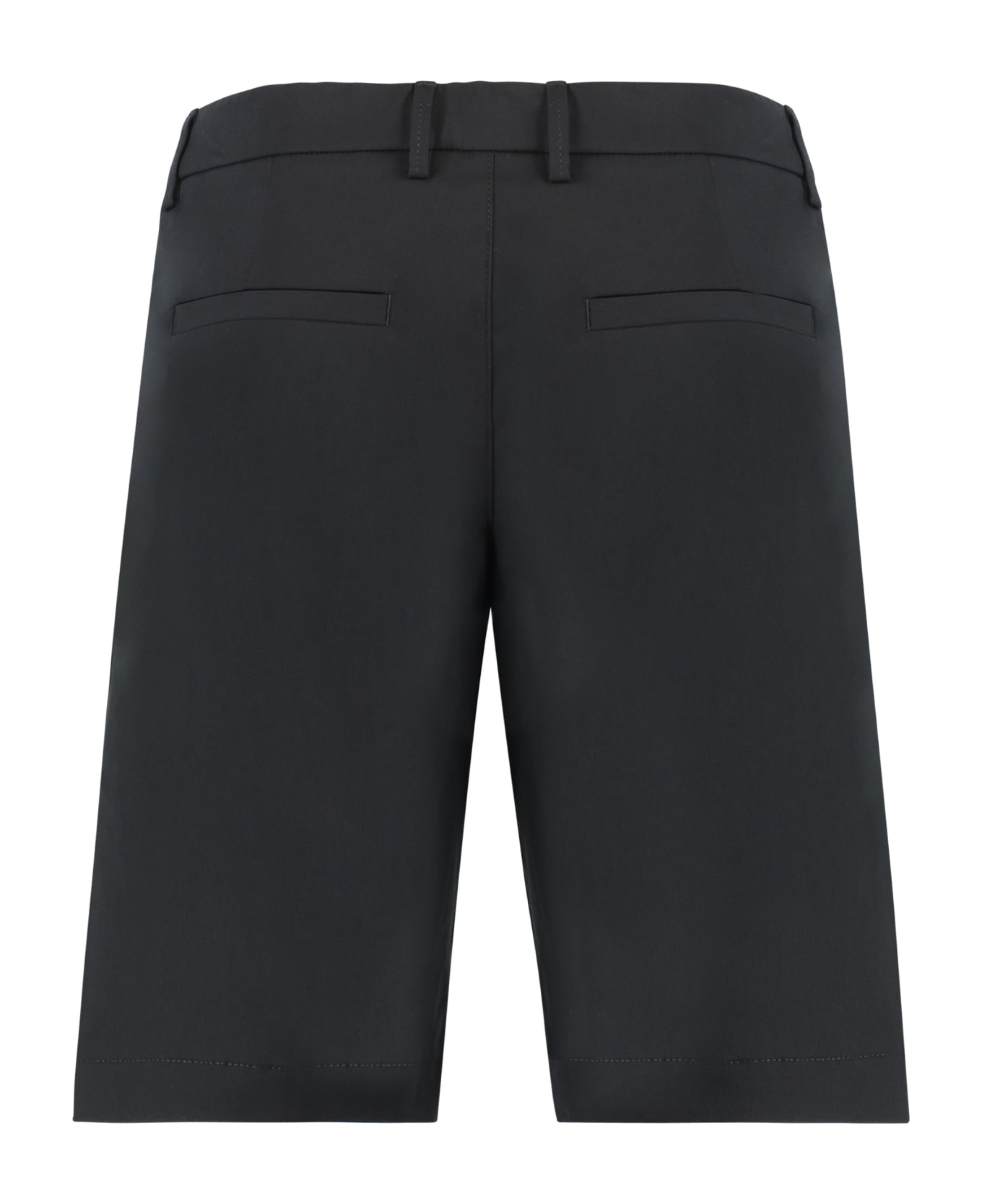 Hugo Boss Cotton Blend Bermuda Shorts - black