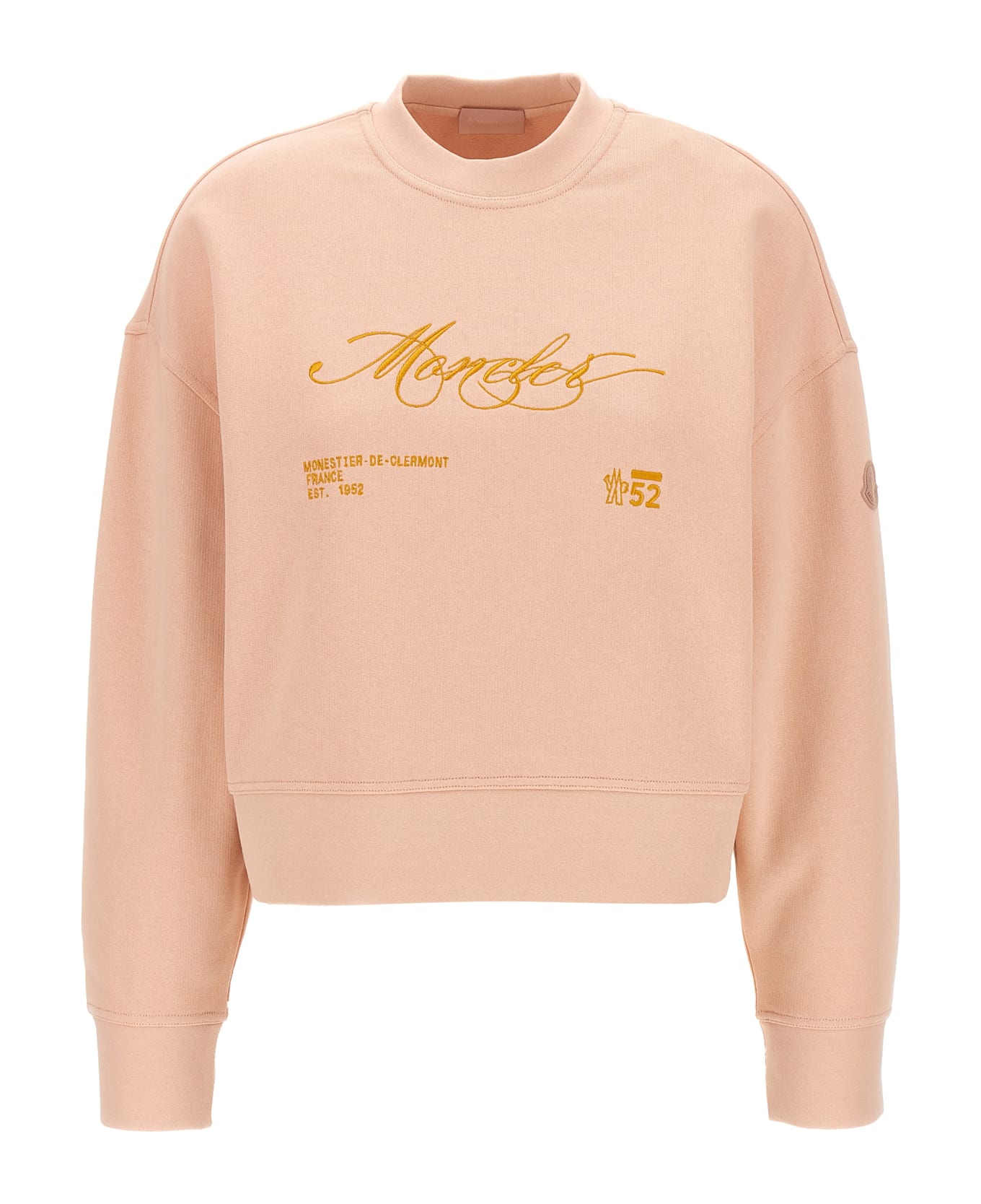 Moncler Embroidery Sweatshirt - Pink