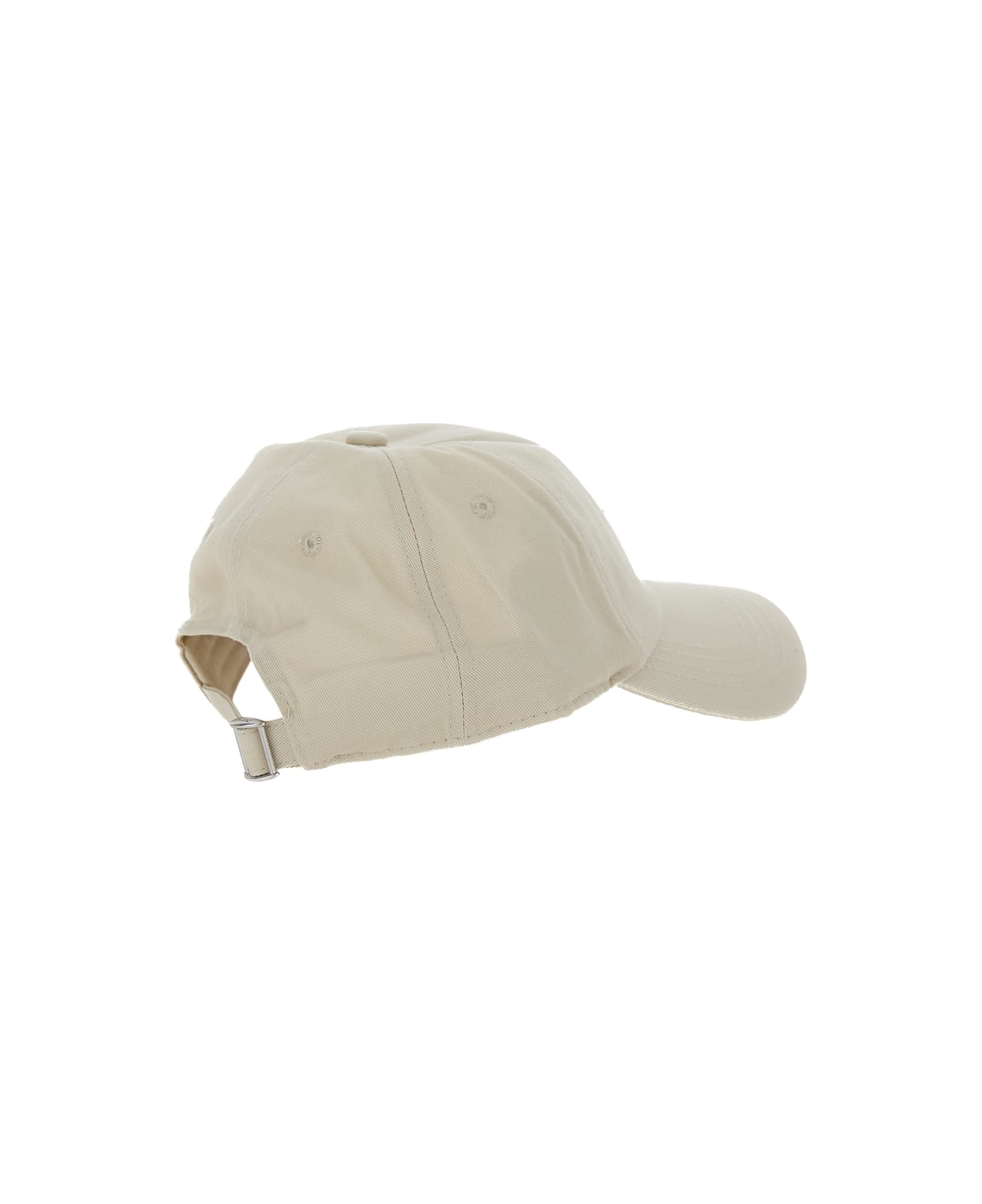 Drôle de Monsieur 
la Casquette Slogan
 Beige Baseball Cap With Embroidery In Cotton Man - Beige