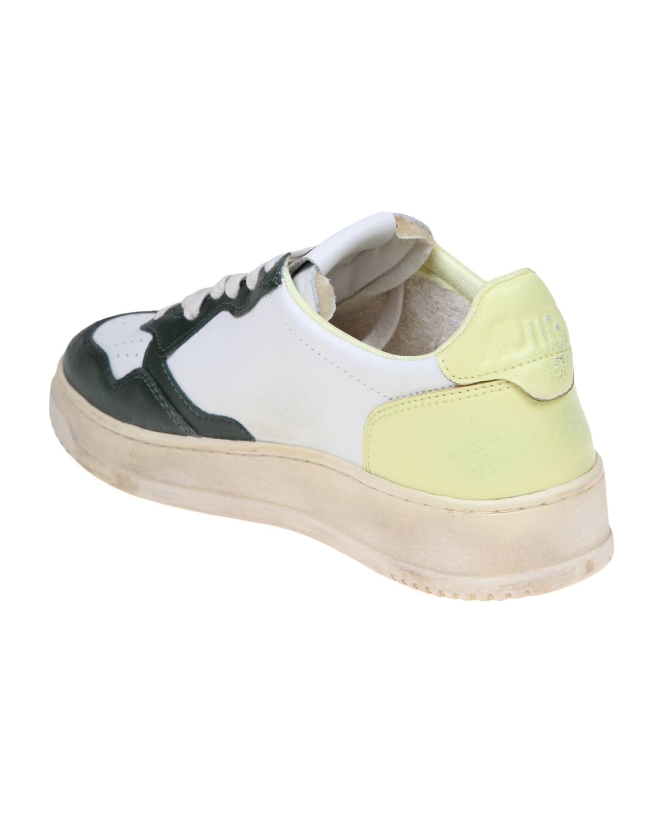 Autry Sneakers In Super Vintage Leather - Multicolor スニーカー