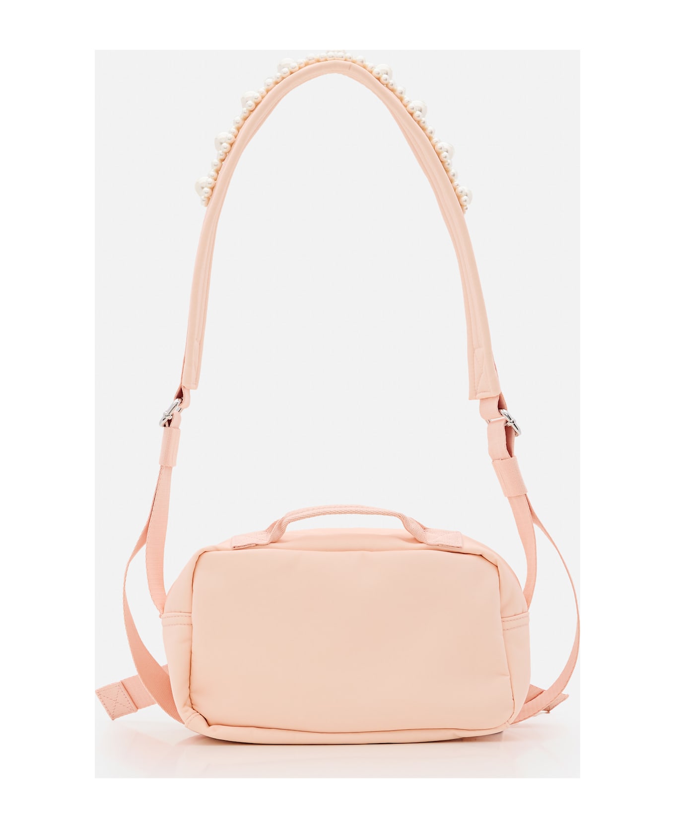 Simone Rocha Beaded Classic Bow Crossbody Bag - Pink