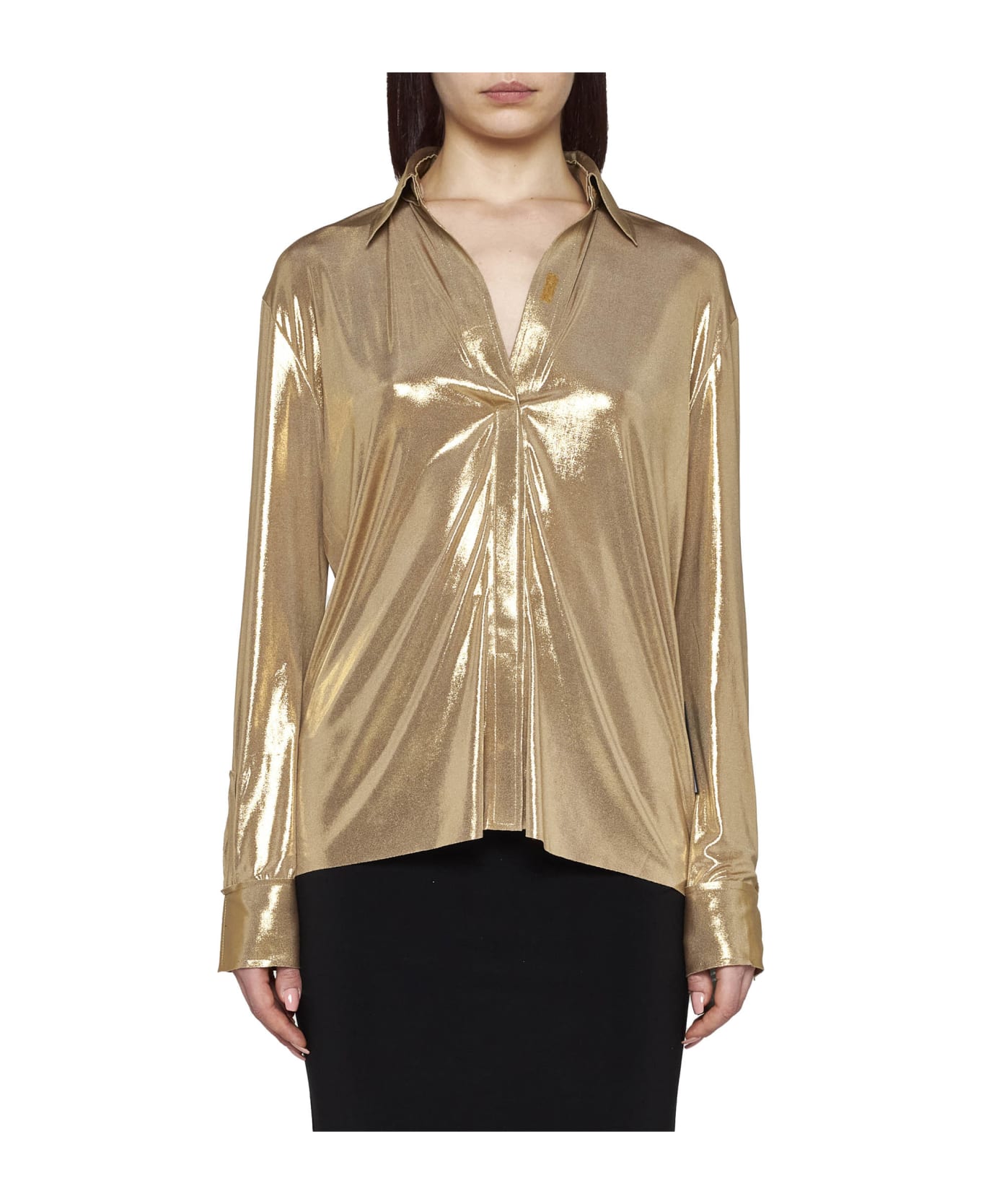 Norma Kamali Shirt - Gold