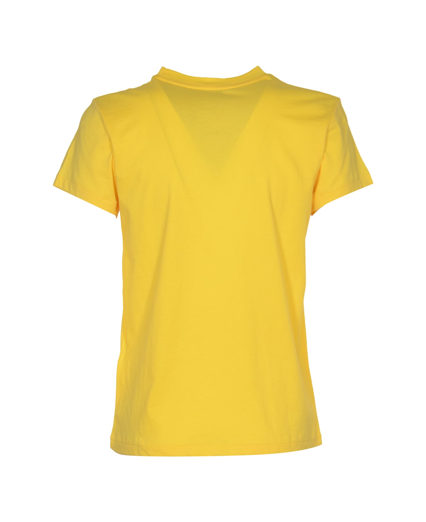 Polo Ralph Lauren Logo Embroidered Regular T-shirt - Yellow