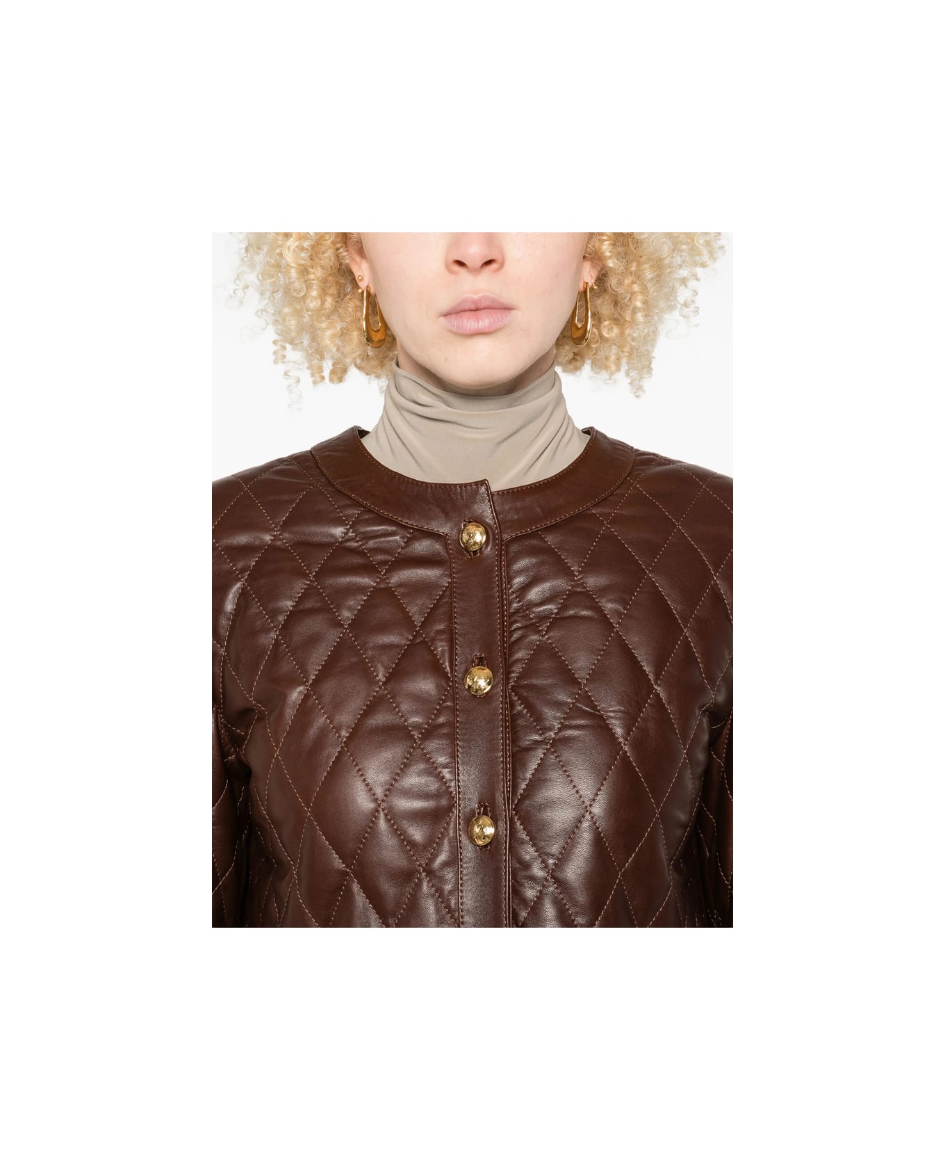 Nili Lotan Leather Outerwear - RED