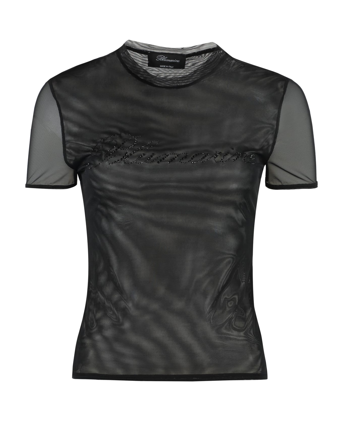 Blumarine Tulle T-shirt - black