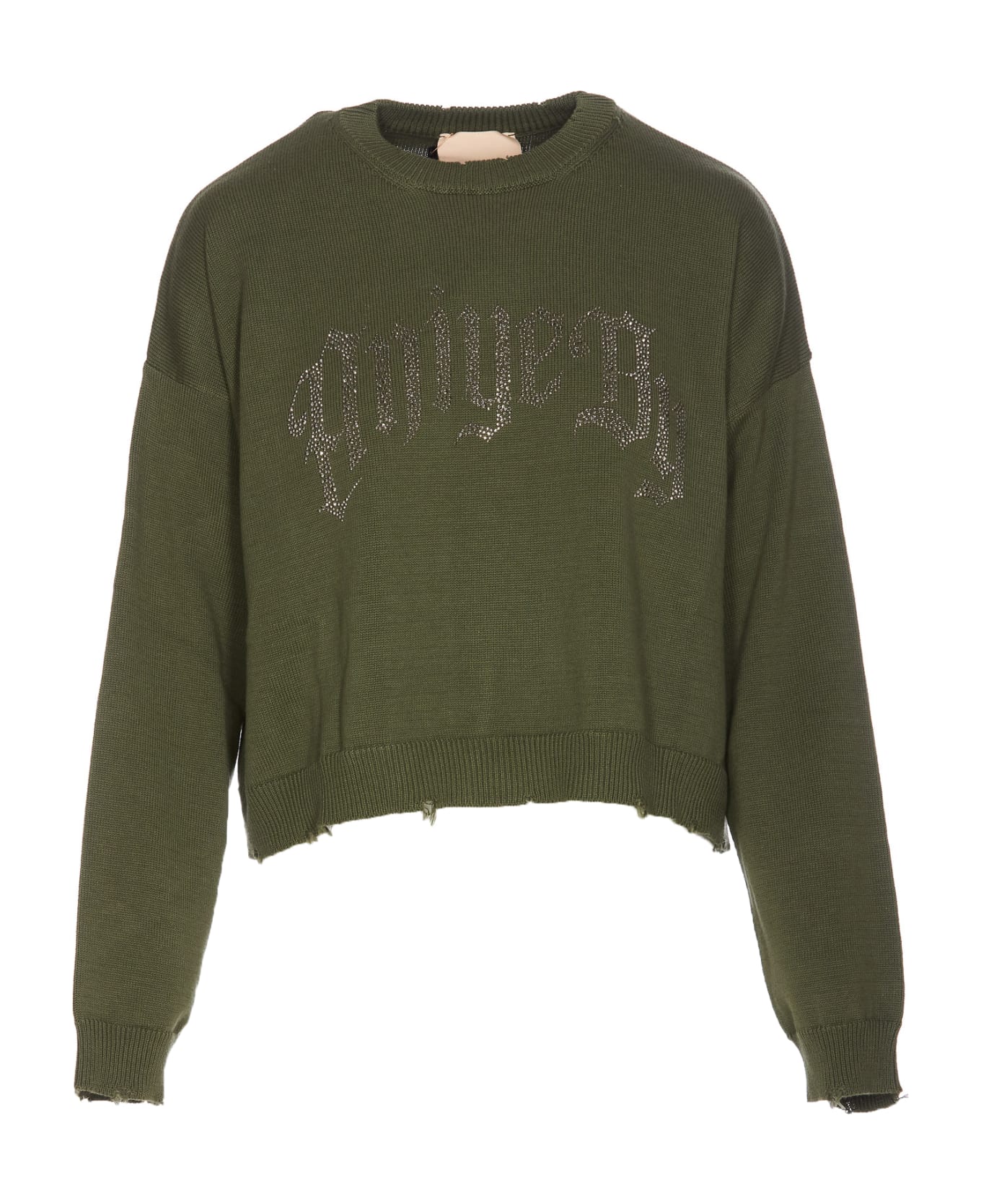 aniye by Logo Sweater - Green