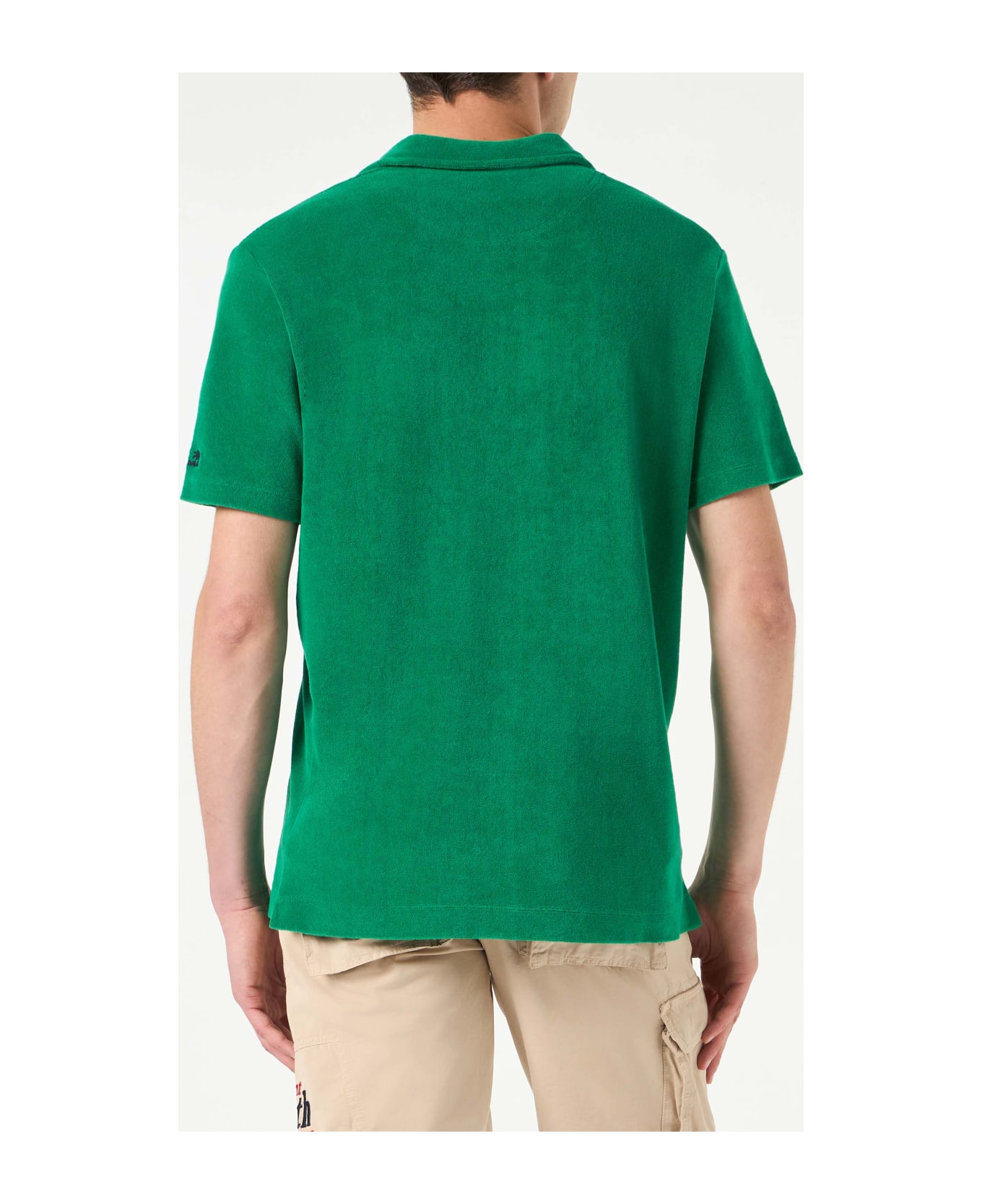 MC2 Saint Barth Man Green Terry Polo