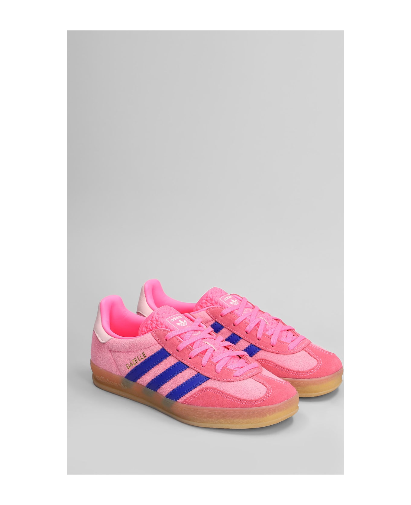 Adidas Gazelle Indoor Sneakers In Rose-pink Suede - rose-pink