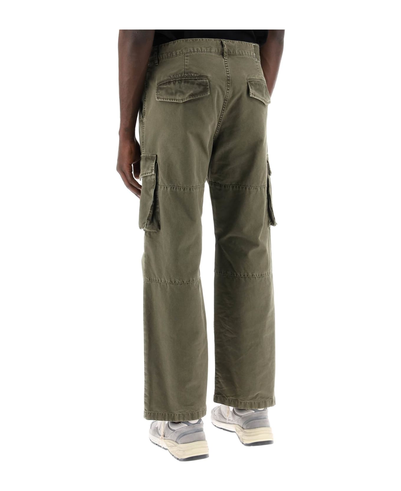 Golden Goose Cargo Canvas Pants For Men - KALAMATA (Green)