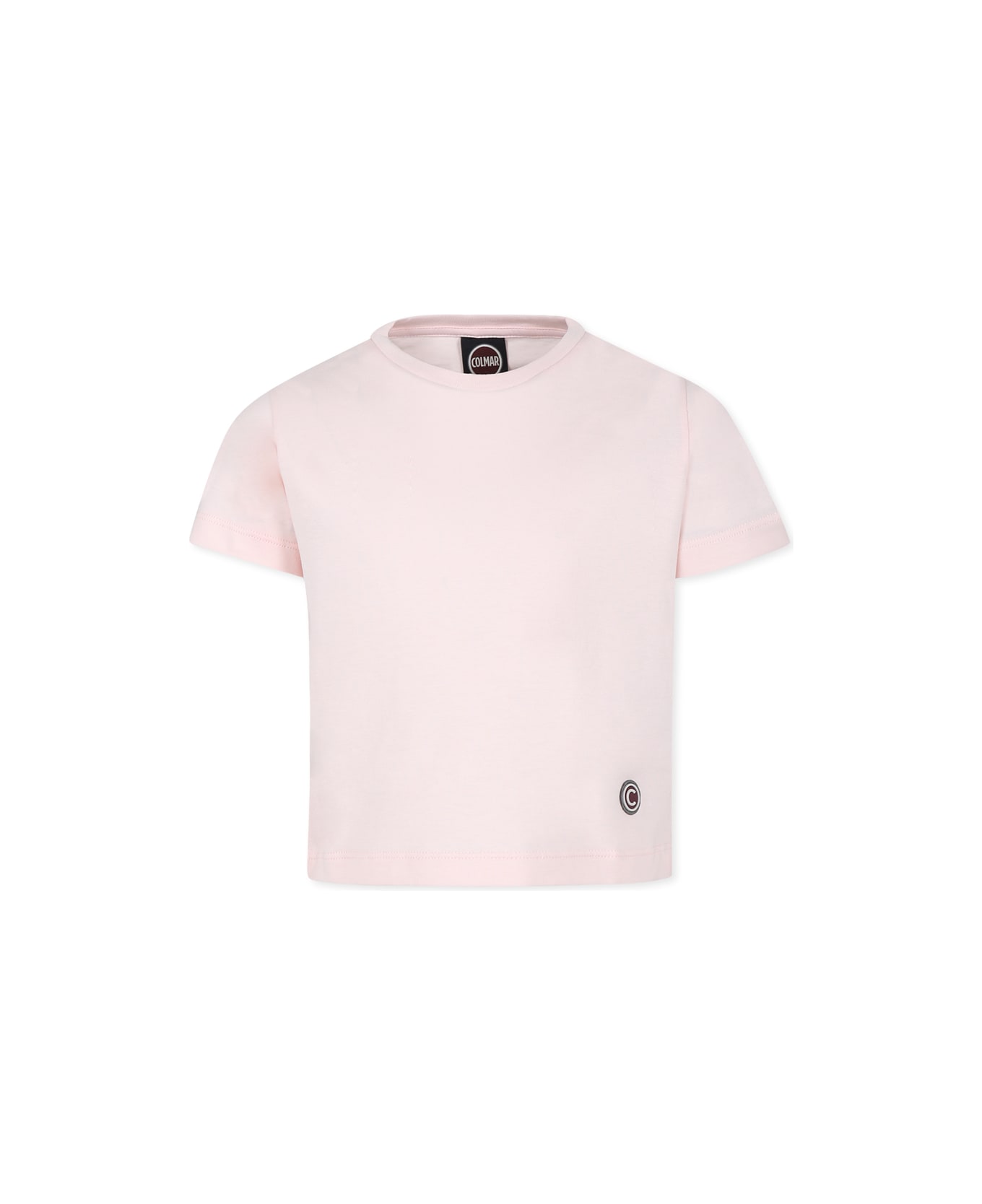 Colmar Pink T-shirt For Girl With Logo - Pink