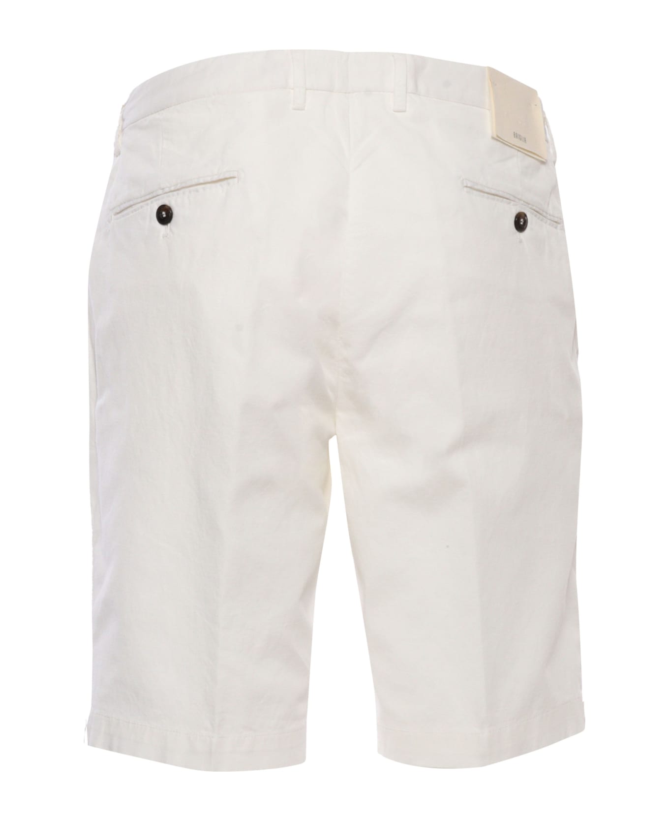 Briglia 1949 White Bermuda Shorts - WHITE
