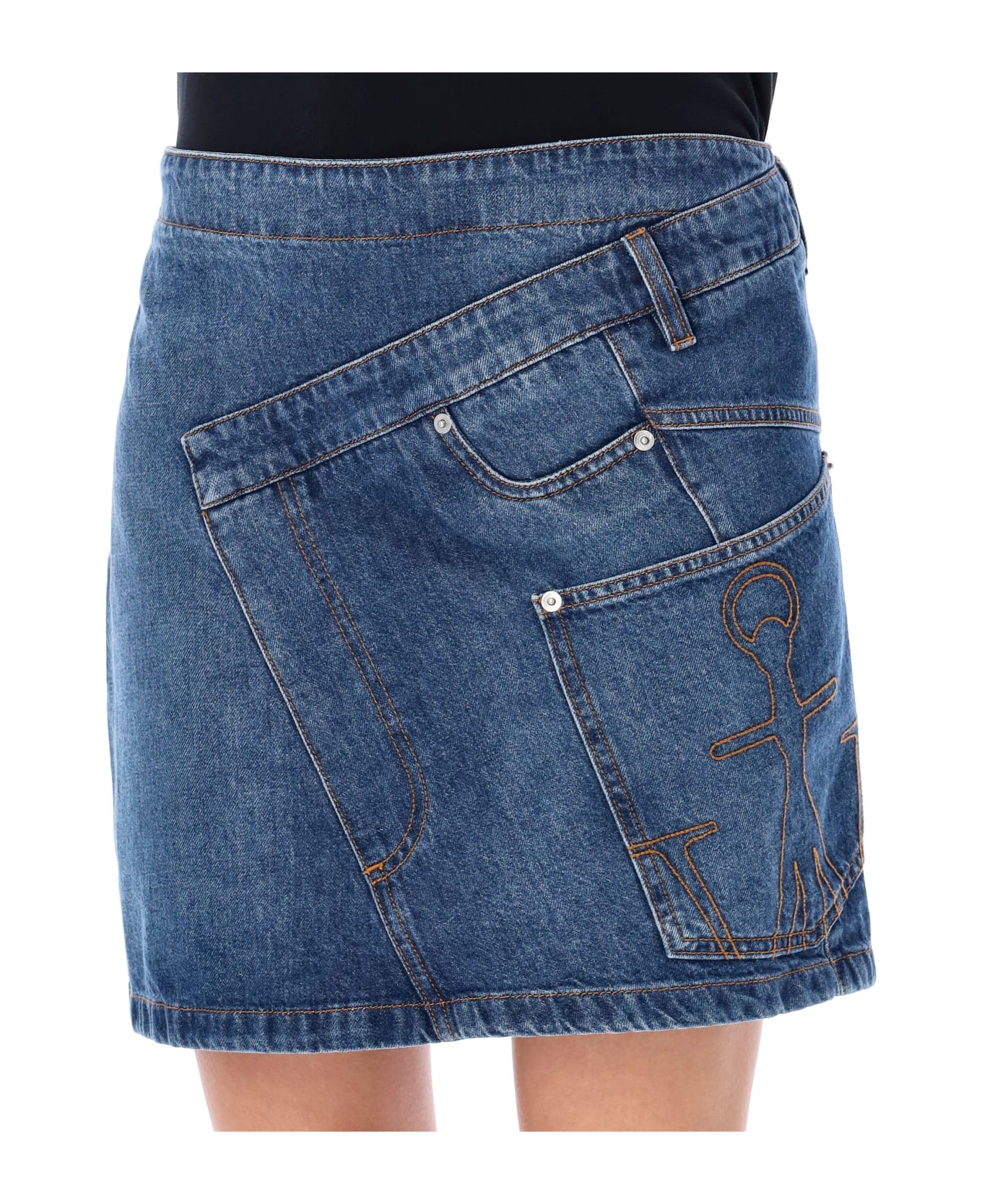 J.W. Anderson Twisted Mini Skirt - LIGHT BLUE スカート