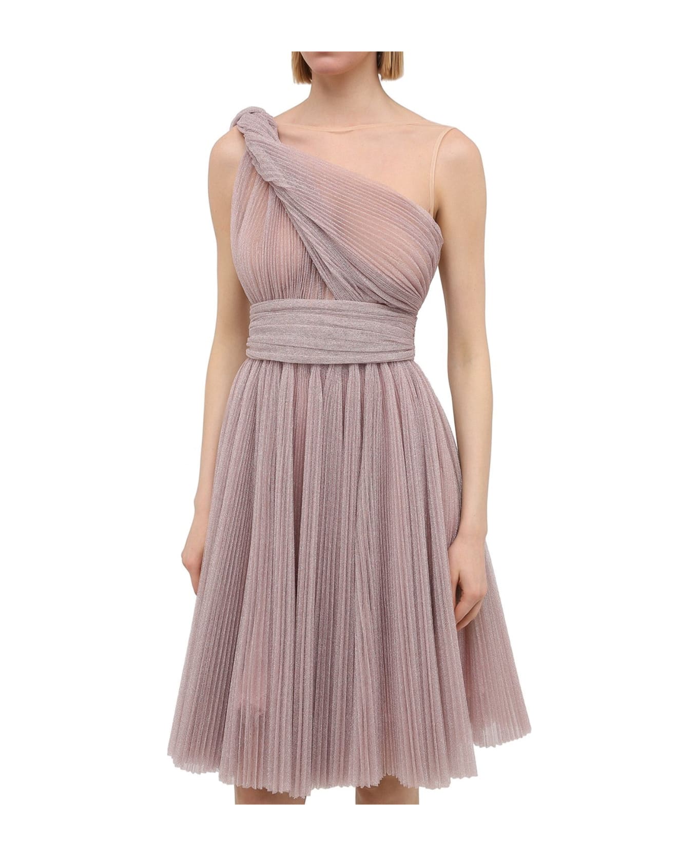 Dolce & Gabbana One Shoulder Dress - Pink ワンピース＆ドレス