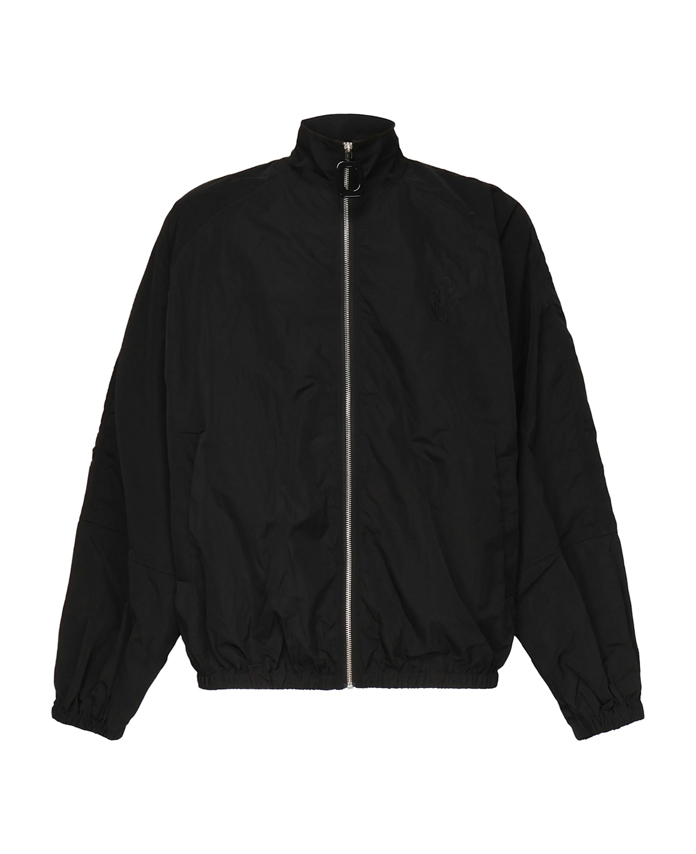 J.W. Anderson Sporty Bomber Jacket With Raglan Sleeves - Nero