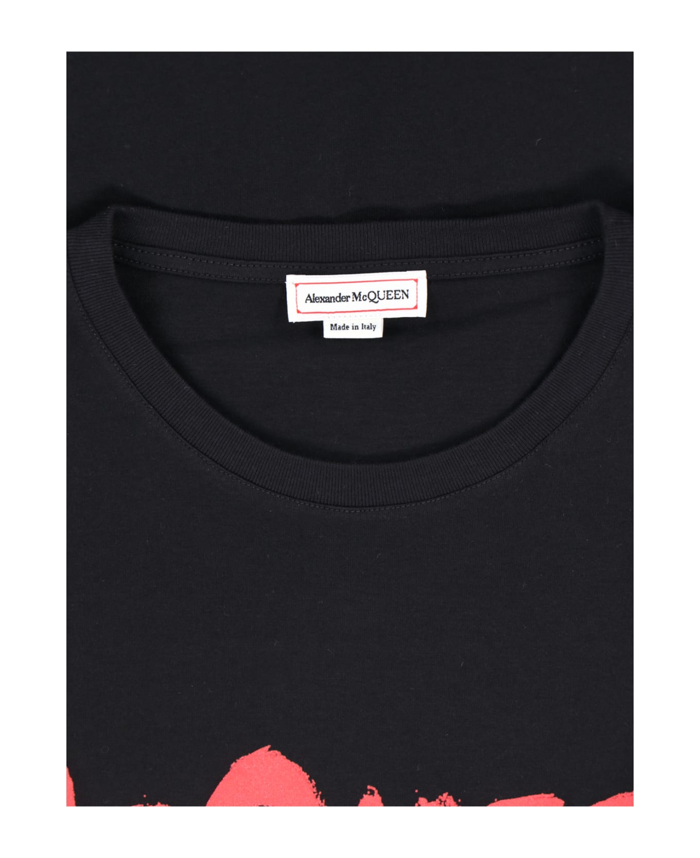 Alexander McQueen 'graffiti' T-shirt - Black   シャツ