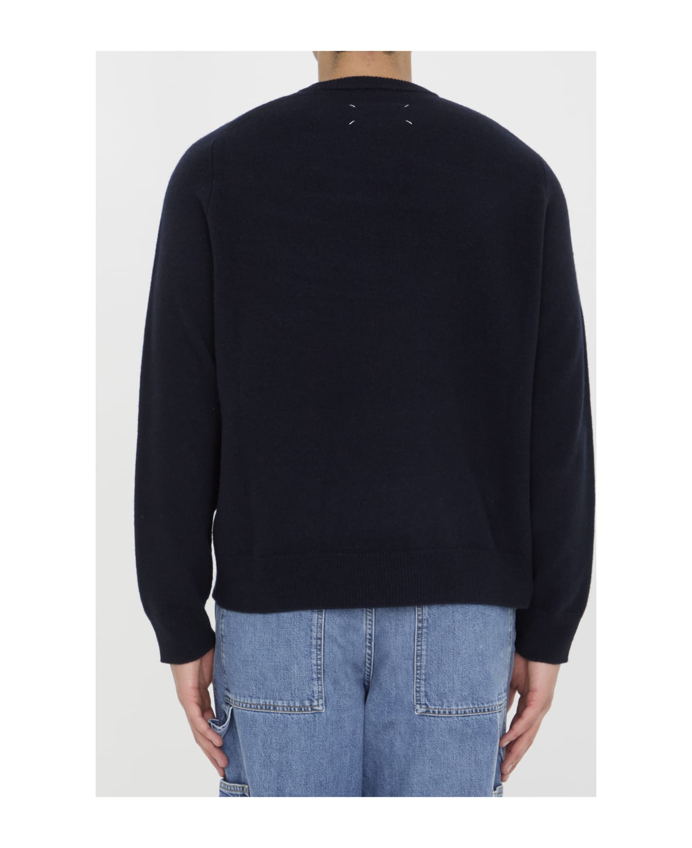 Maison Margiela Wool Jumper - BLUE