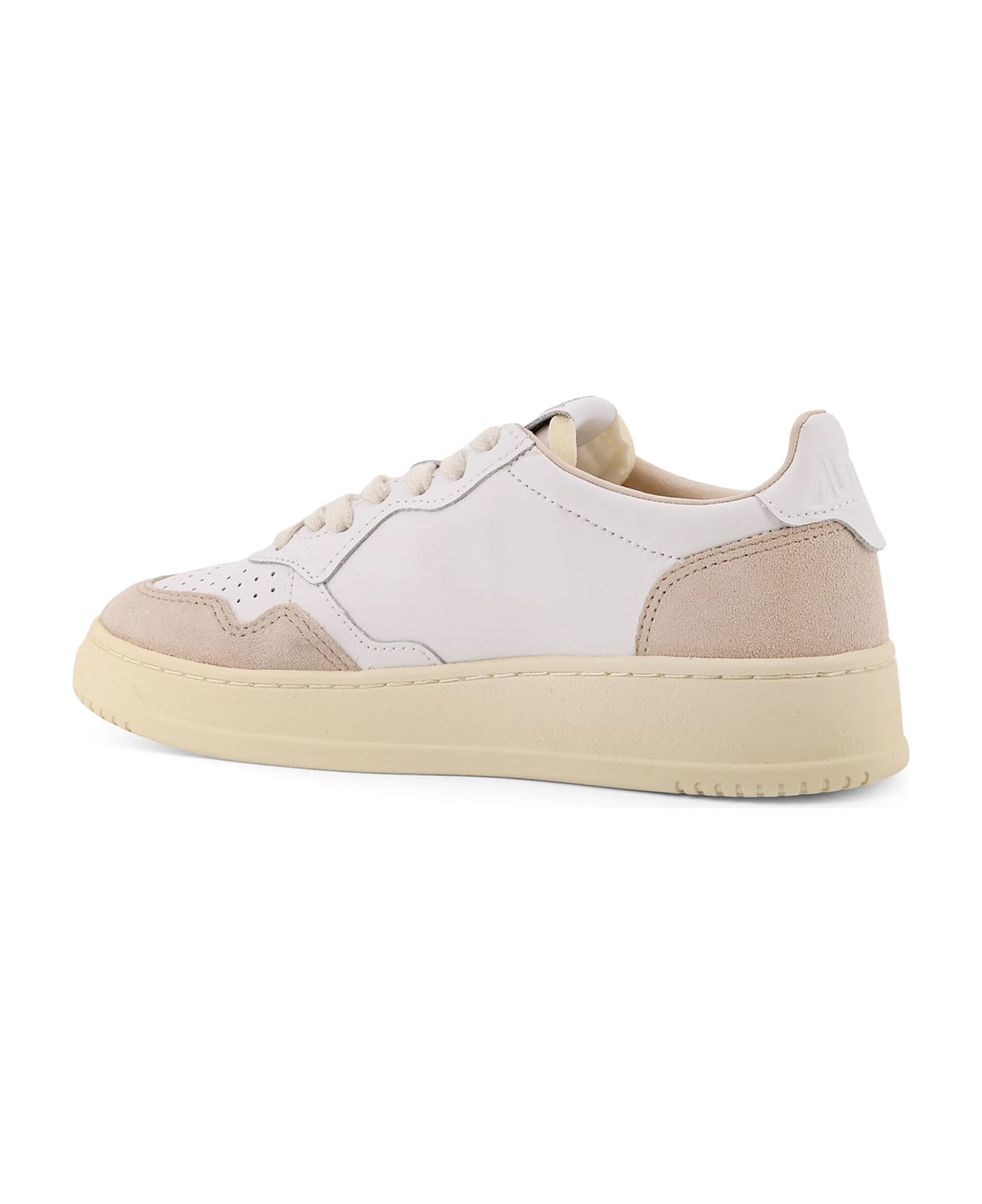 Autry Medalist Low Low-top Leather Sneakers - BIANCO BIANCO