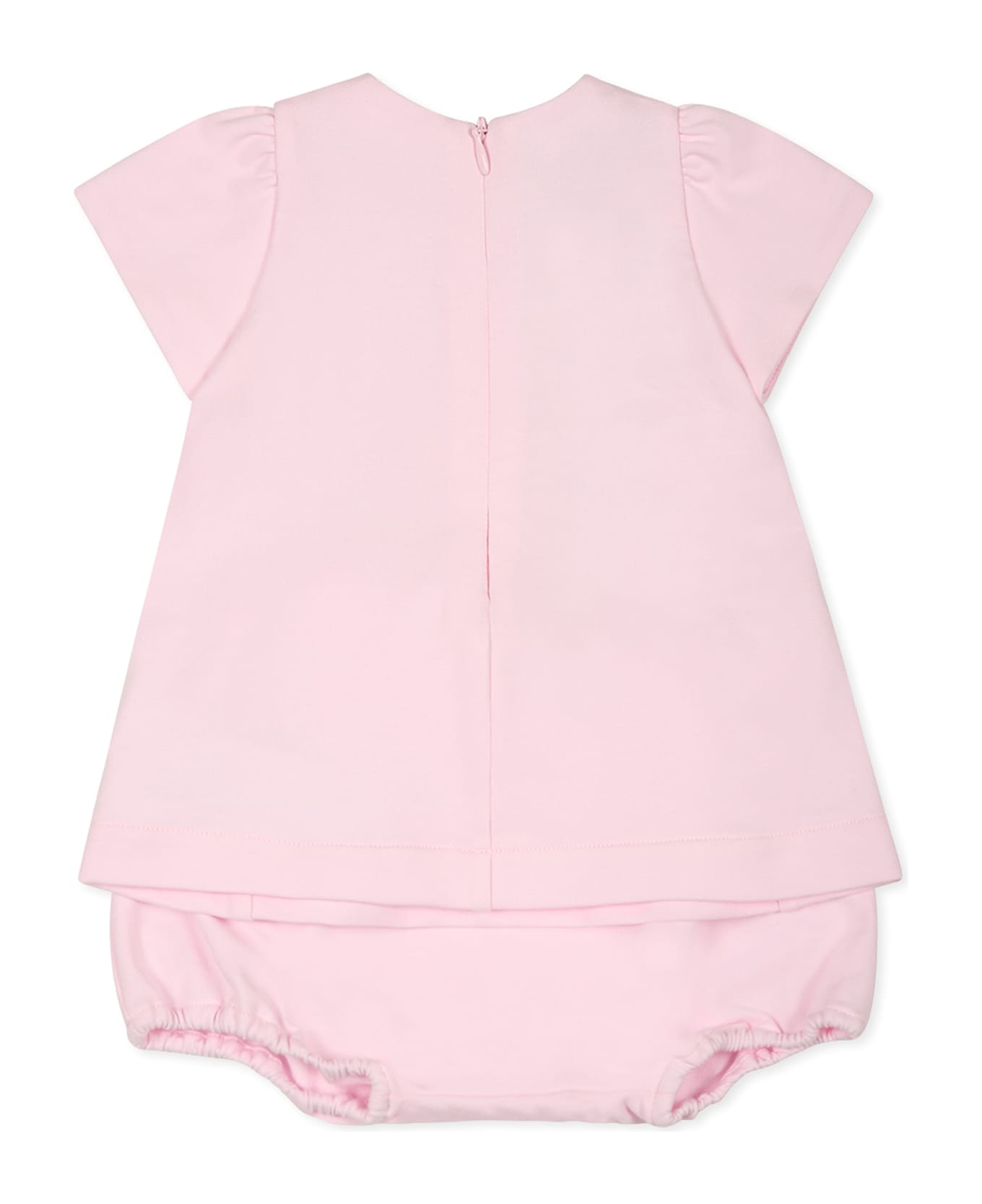Versace Pink Birth Set For Baby Girl With Medusa - Pink