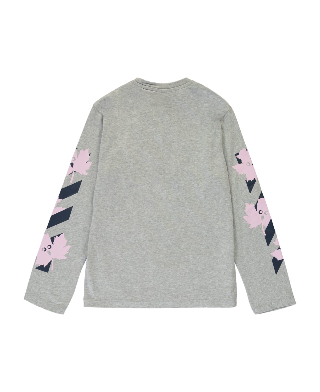 Off-White Printed Cotton T-shirt - grey