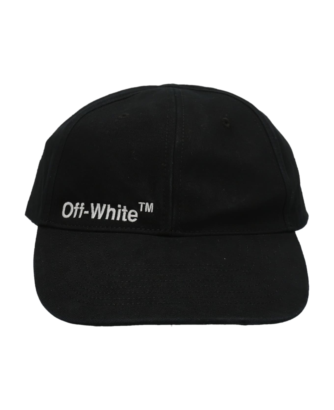 Off-White 'hellvetica Industrial' Cap - White/Black