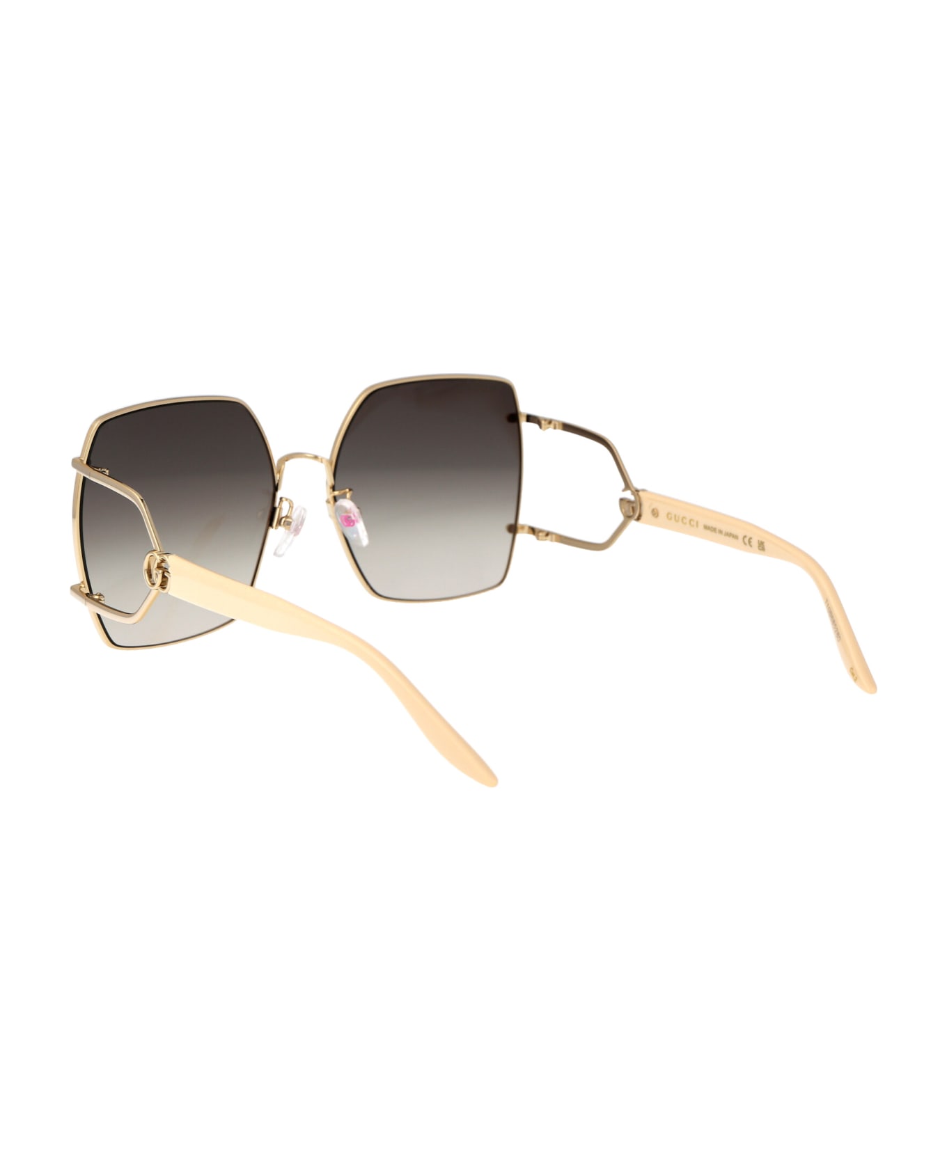 Gucci Eyewear Gg1564sa Sunglasses - 003 GOLD IVORY BROWN