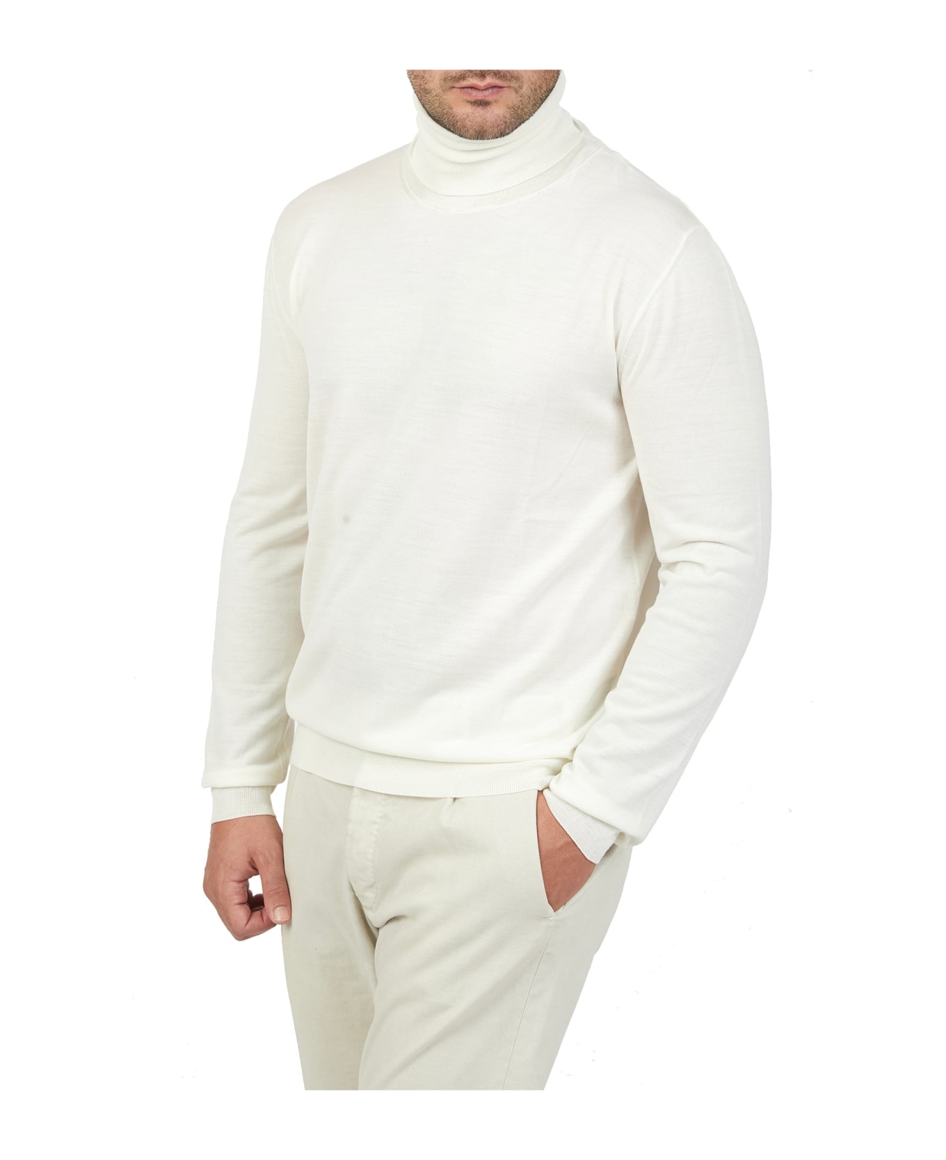 Valentino Wool Pullover - White ニットウェア