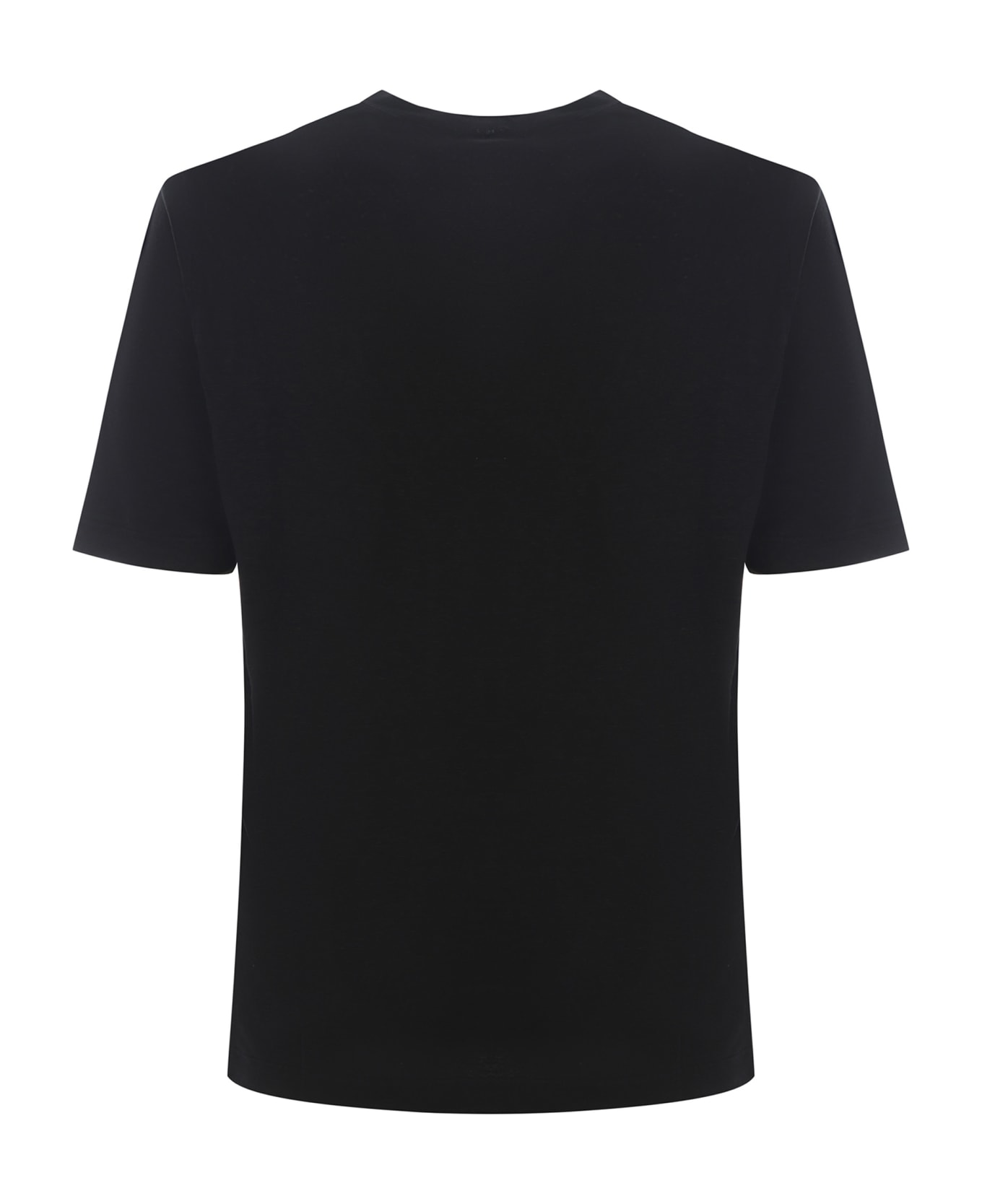 Filippo De Laurentiis T-shirt Filippo De Laurentis Made Of Linen - Nero