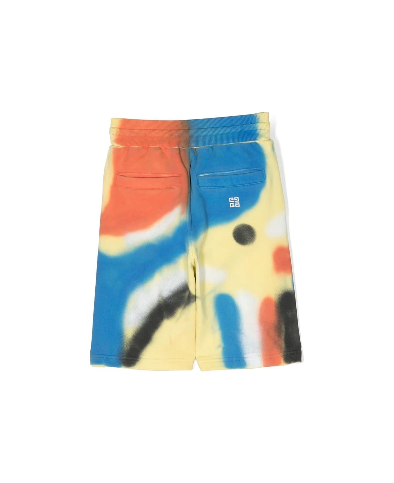 Givenchy Multicolor Bermuda Shorts Side Logo - MULTICOLOUR