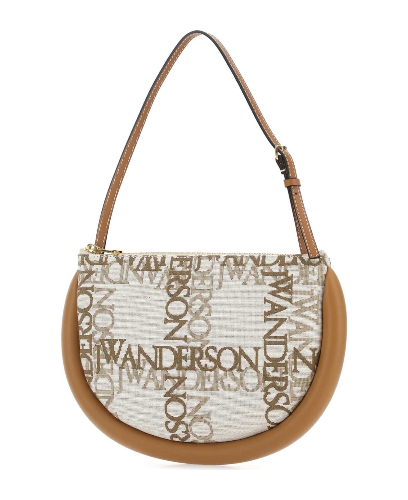 J.W. Anderson Embroidered Fabric Bumper Moon Shoulder Bag - 104
