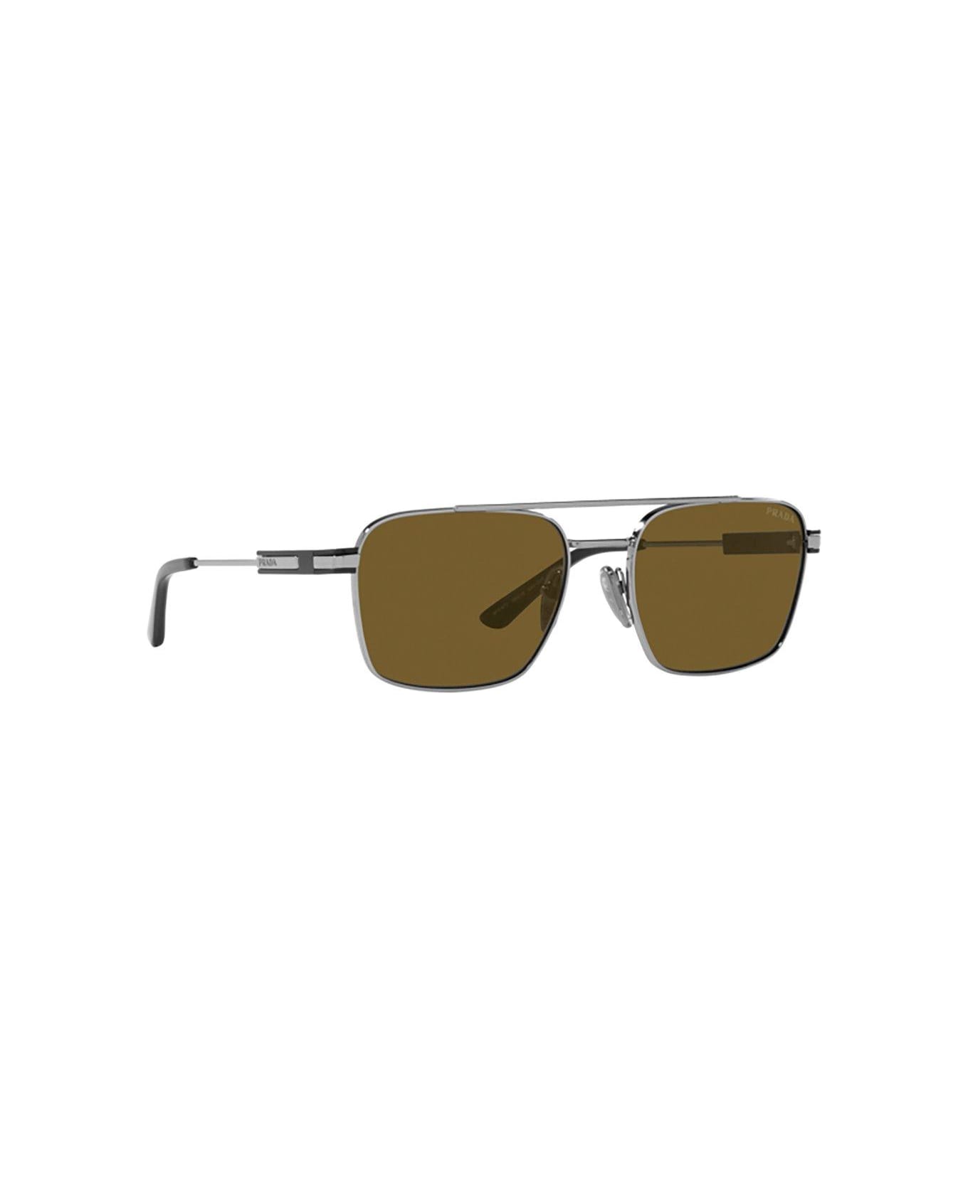 Prada Eyewear Square-frame Sunglasses Sunglasses - 5AV01T Gunmetal