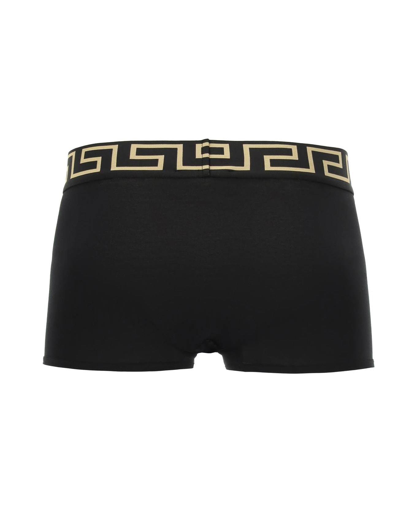 Versace Greca Border Underwear Trunks - G Black Gold