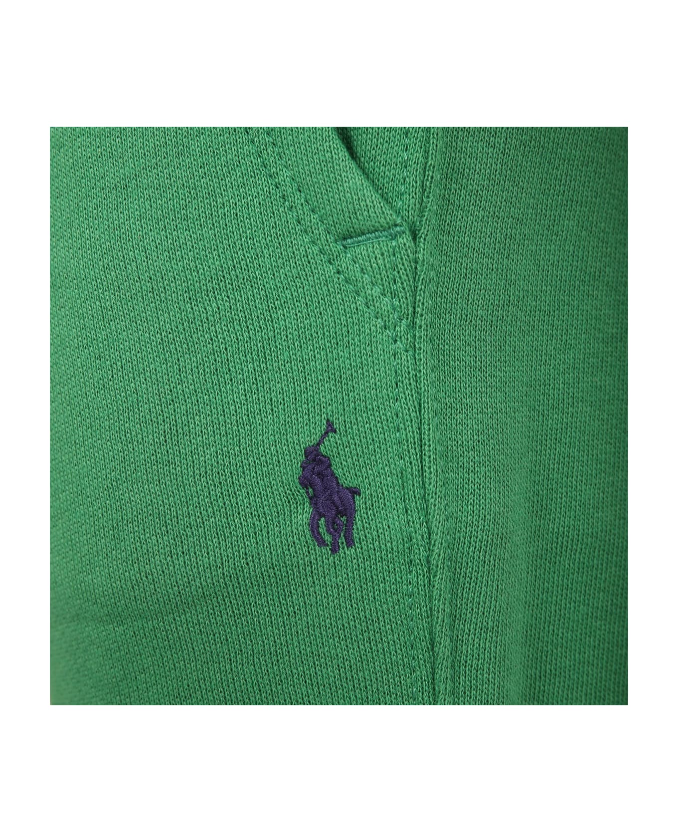 Ralph Lauren Green Trousers For Boy - Green