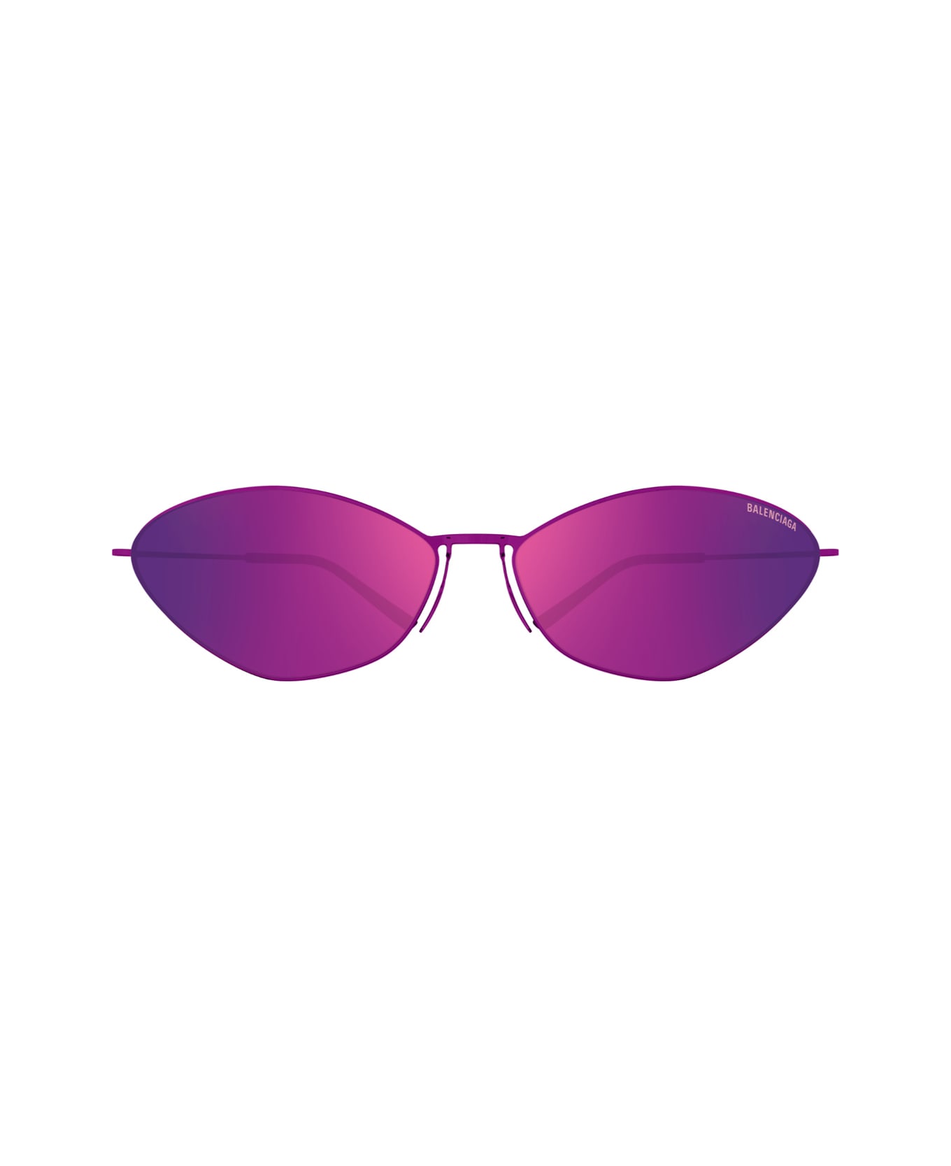 Balenciaga Eyewear Balenciaga Bb0350s Linea Extreme 003 Pink Violet Sunglasses - Viola