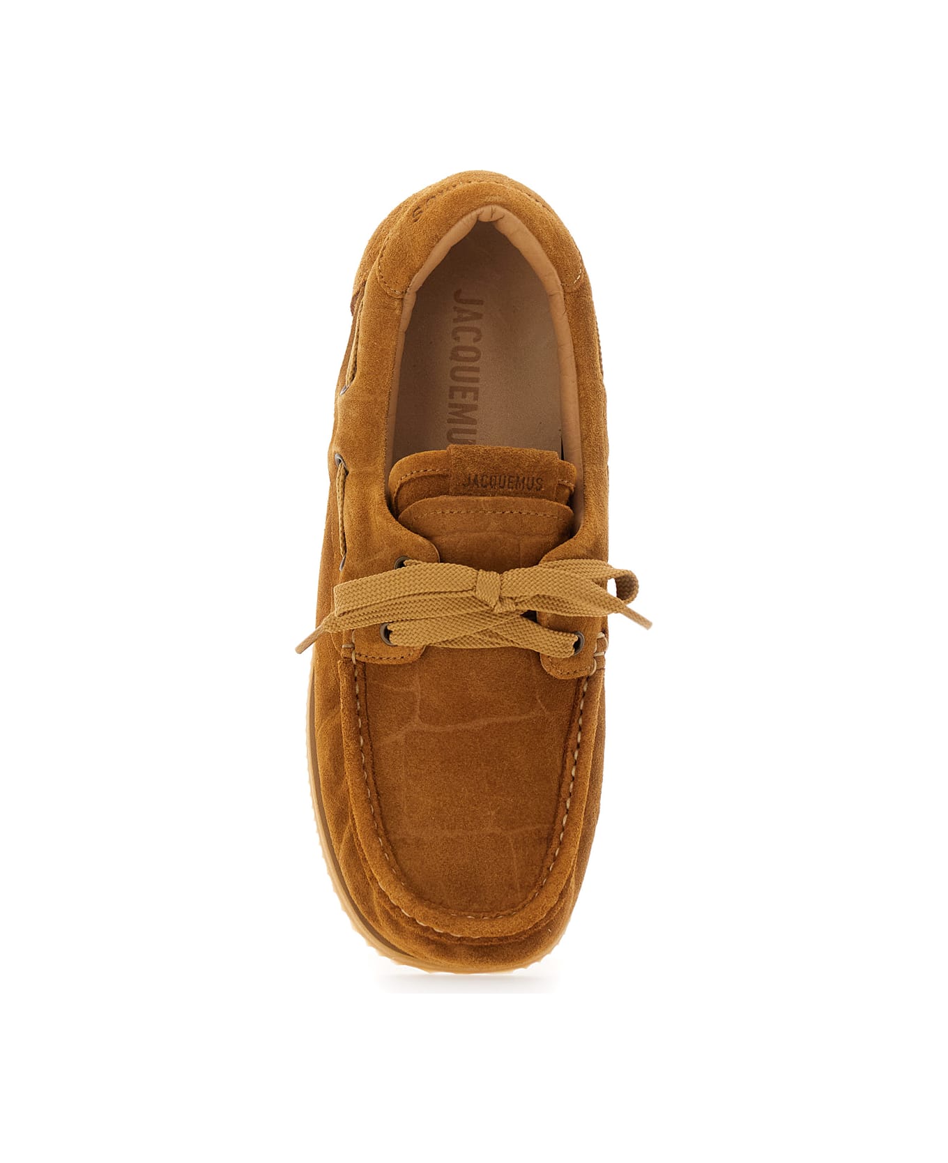 Jacquemus 
les Batto
 Boat Shoe - Brown