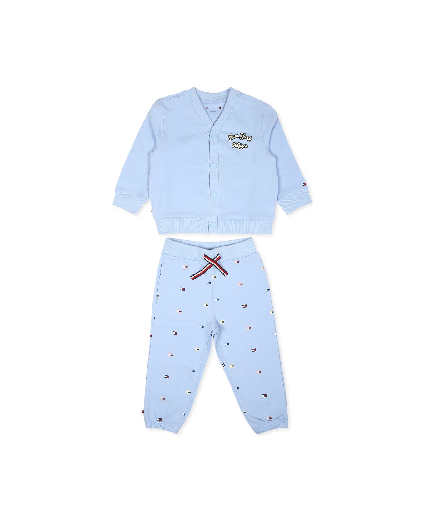 Tommy Hilfiger Light Blue Set For Baby Boy - Light Blue