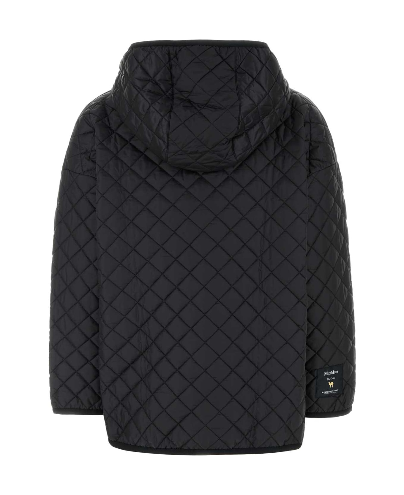 Max Mara The Cube Black Polyester Leo Reversible Jacket - NERO