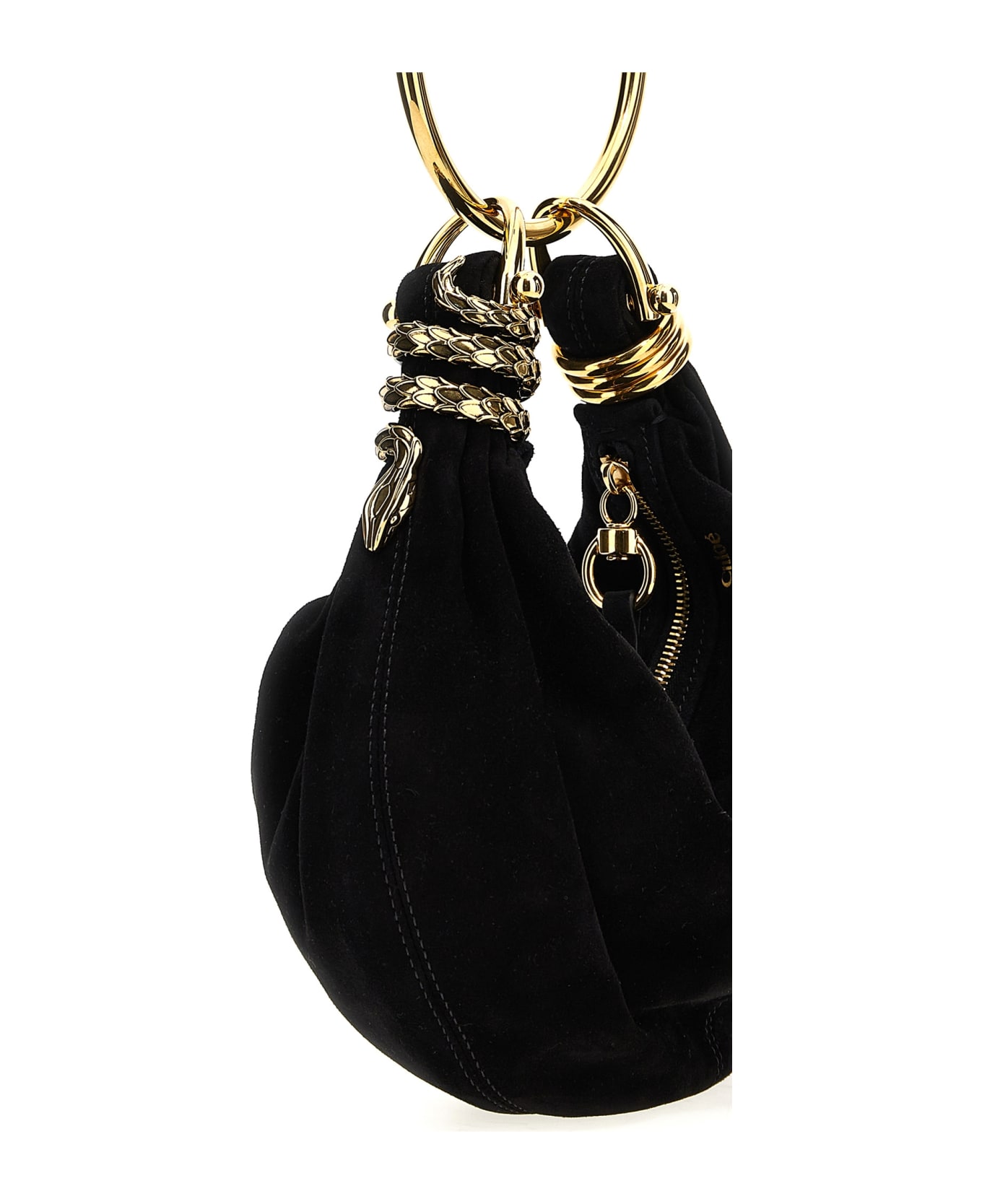 Chloé 'bracelet Hobo Bag Snake Ornament' Handbag - Black  